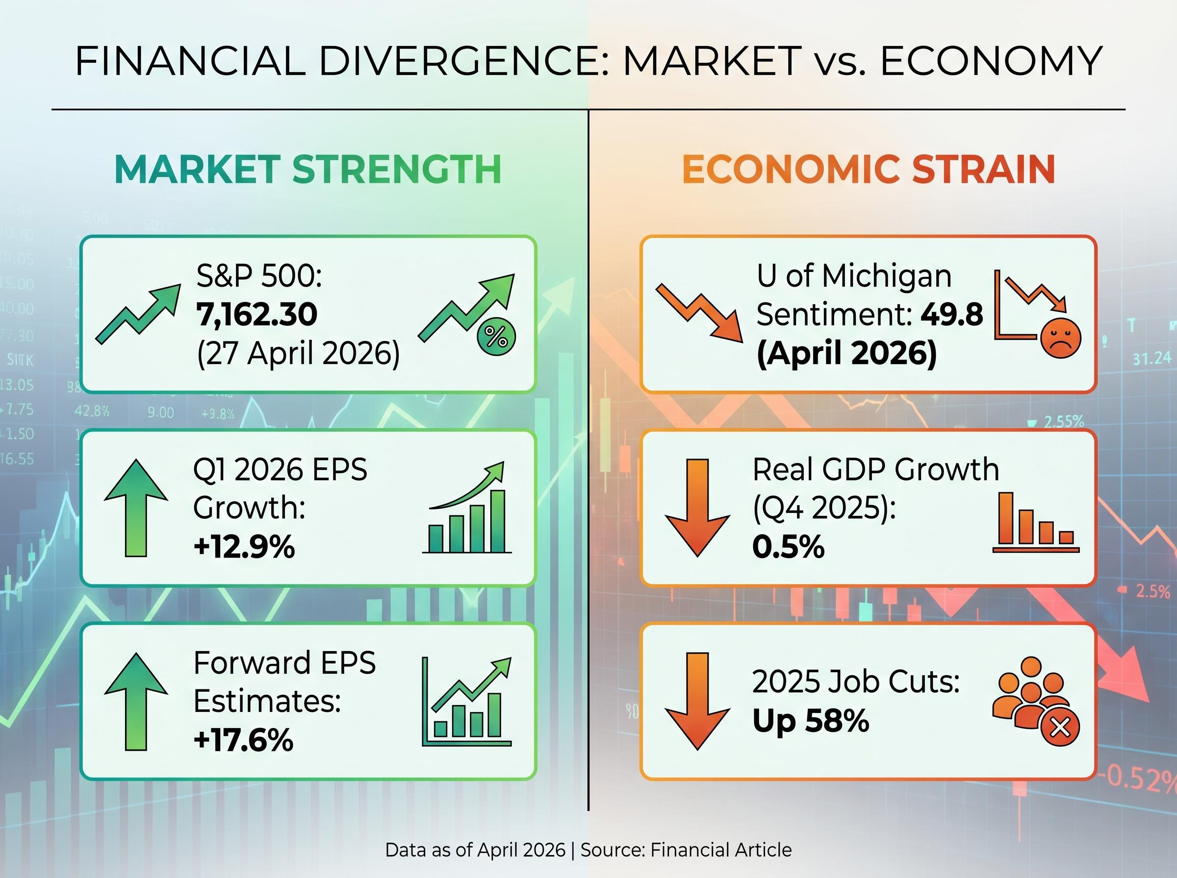 The Market-Economy Divergence Dashboard