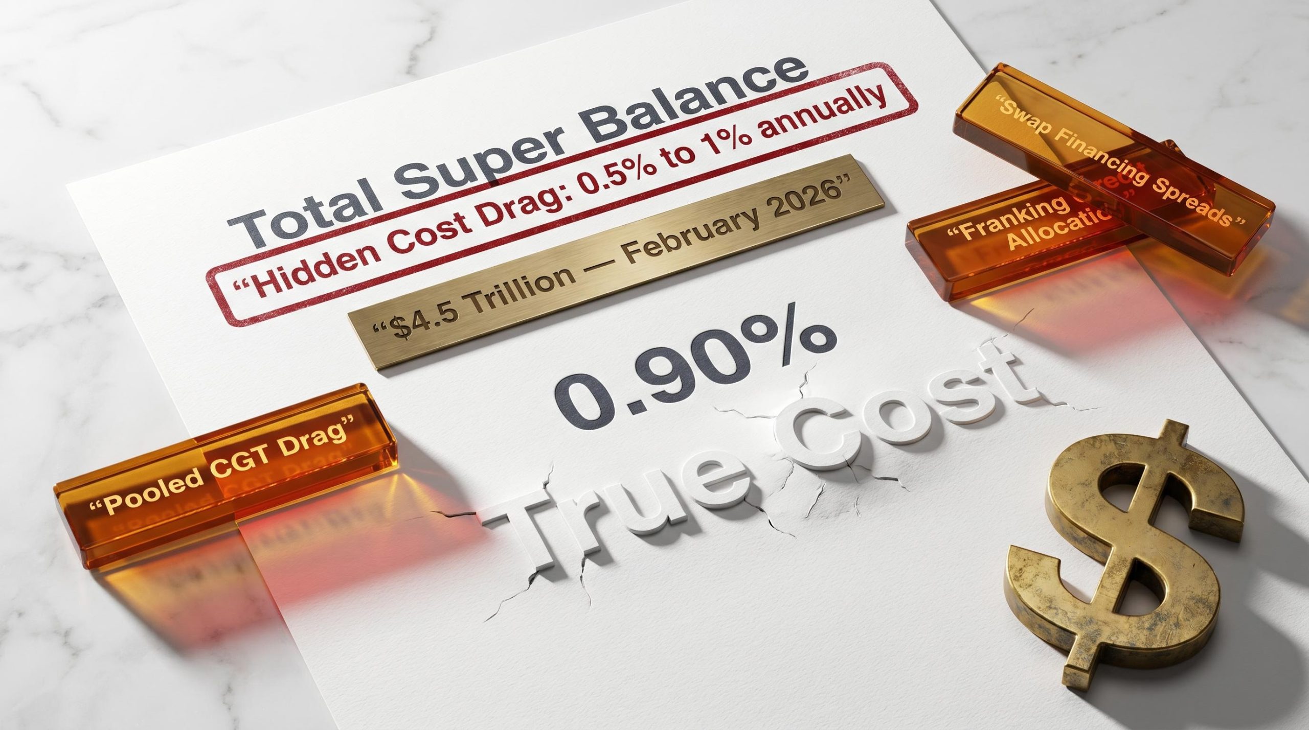 Superannuation statement with hidden fees revealed — $4.5 trillion system cost drag of 0.5% to 1% annually exposed