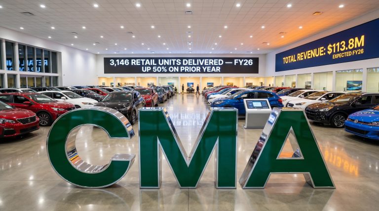 Carma Ltd Posts FY26 Retail Unit Deliveries Up 50 Percent to 3,146