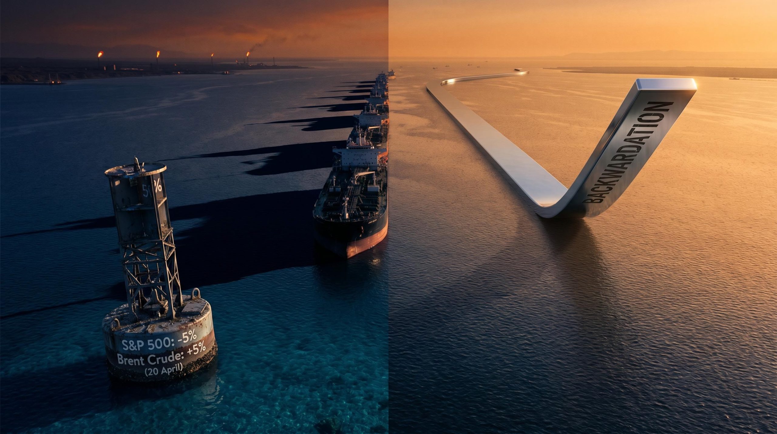 Strait of Hormuz closure with stalled oil tankers, S