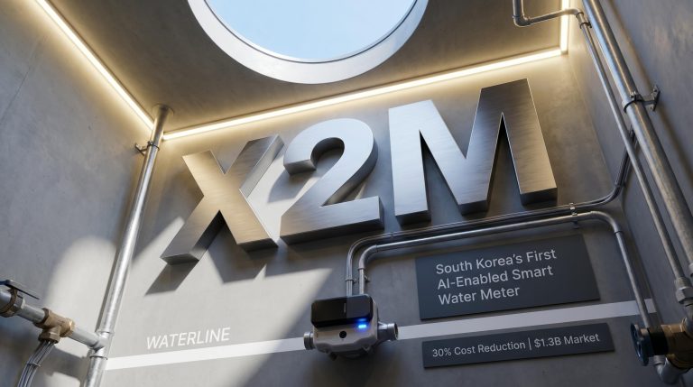 X2M Lands Sole Certification for South Korea’s $1.3B Smart Water Meter Market