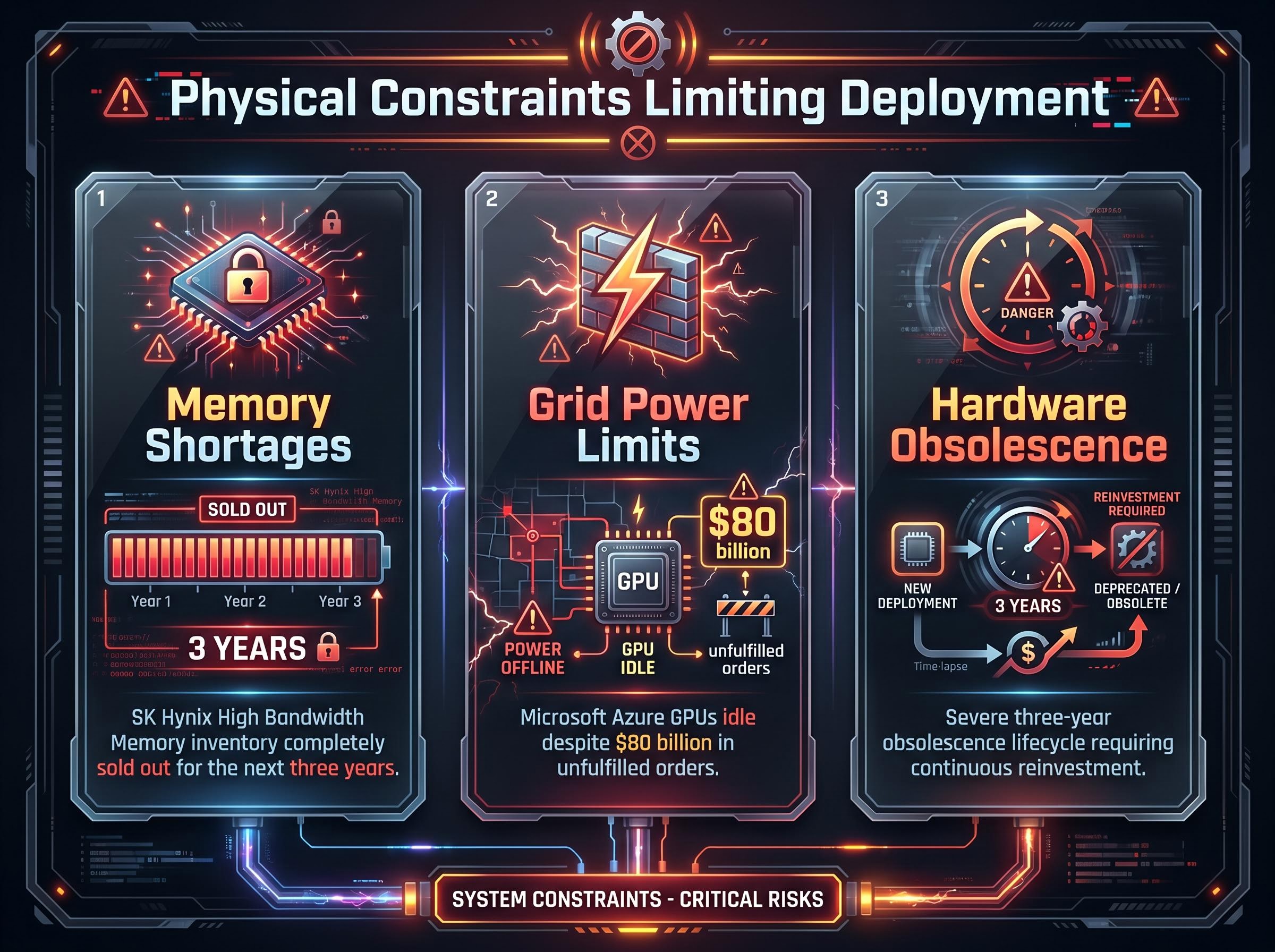 Three Physical Bottlenecks Restricting Expansion