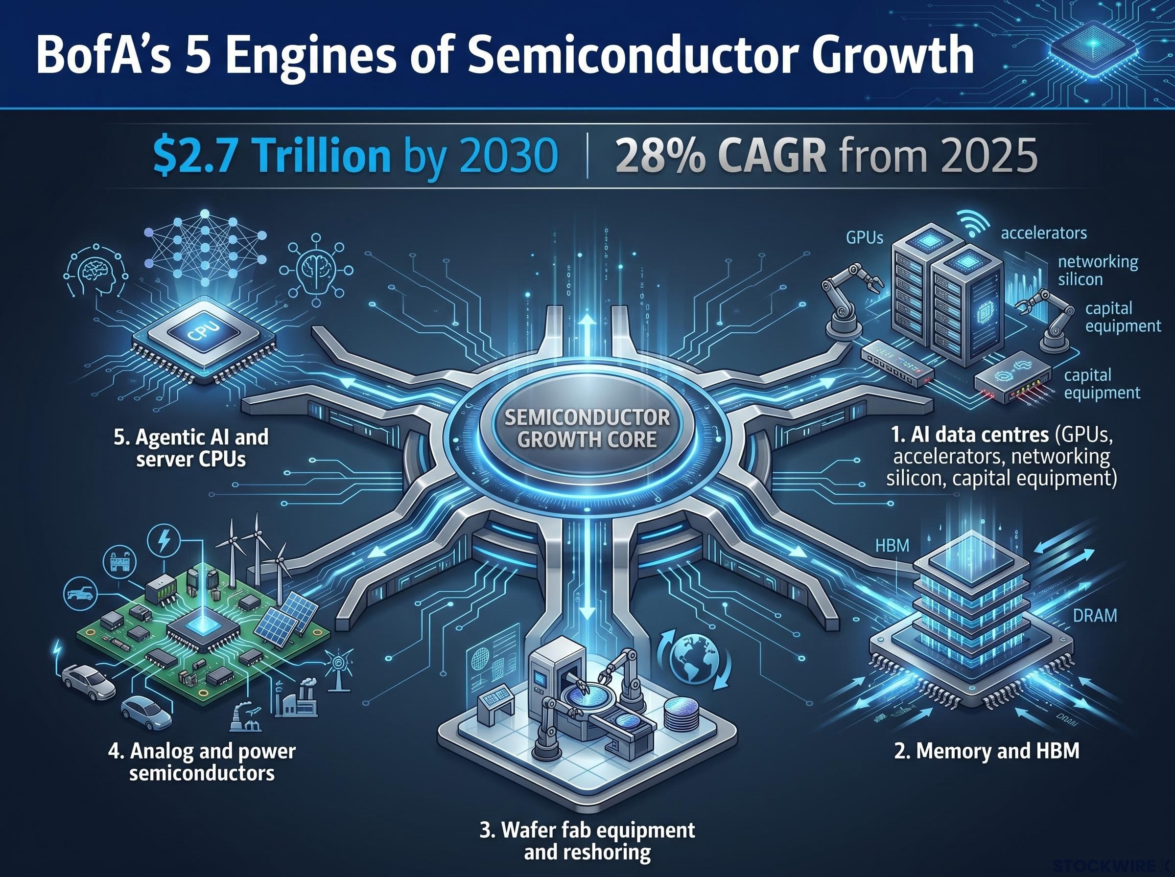 BofA's 5 Engines of Semiconductor Growth