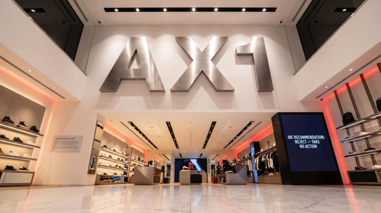 Modern retail store entrance