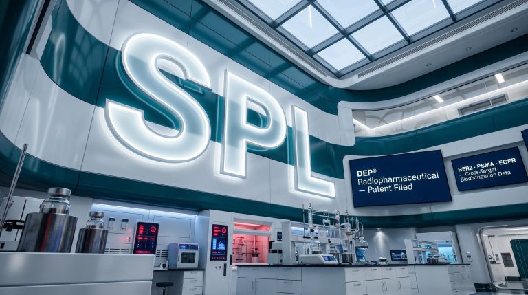 Modern lab with SPL sign