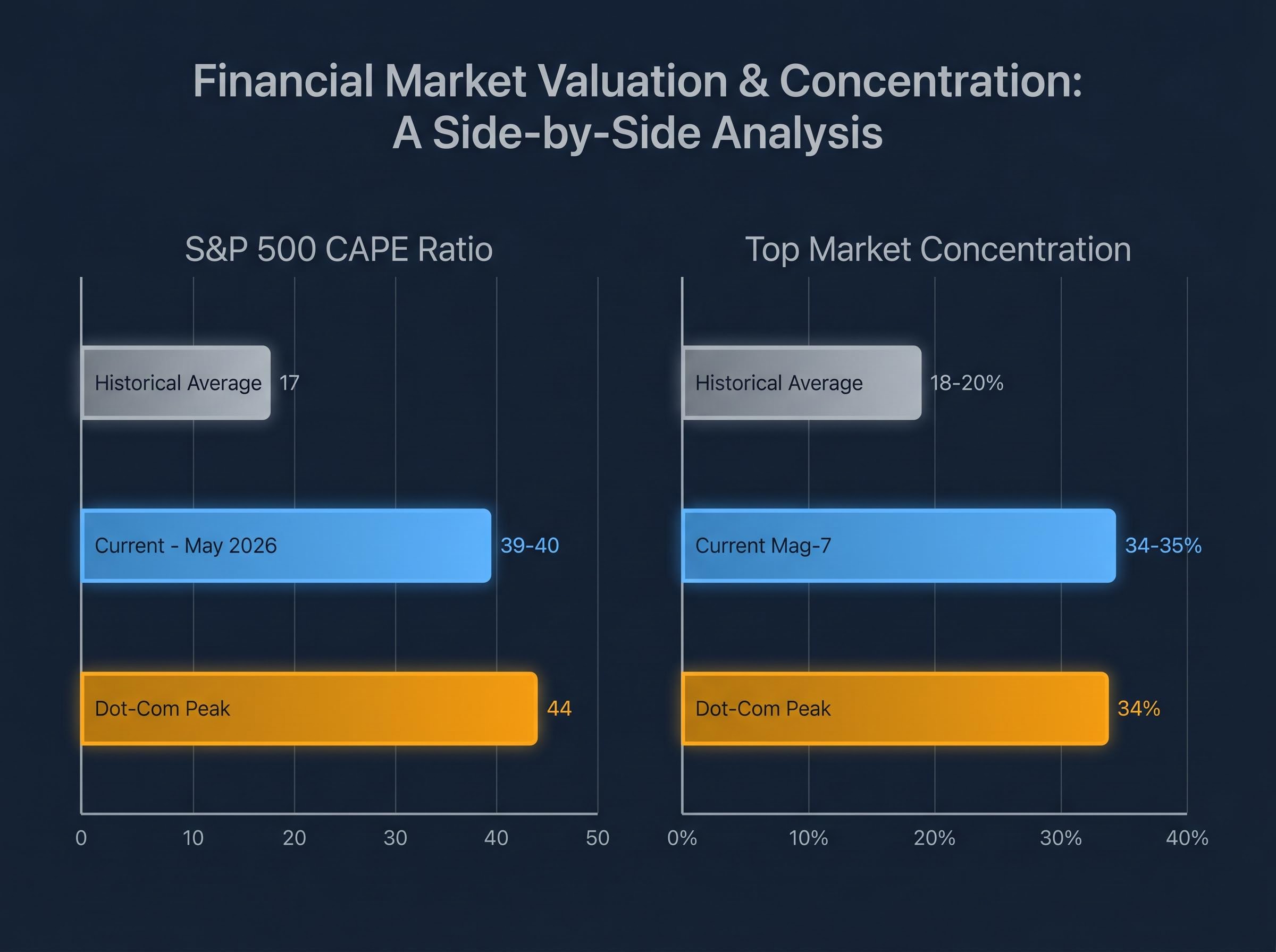 Current Valuation Metrics vs. Dot-Com Era Peaks