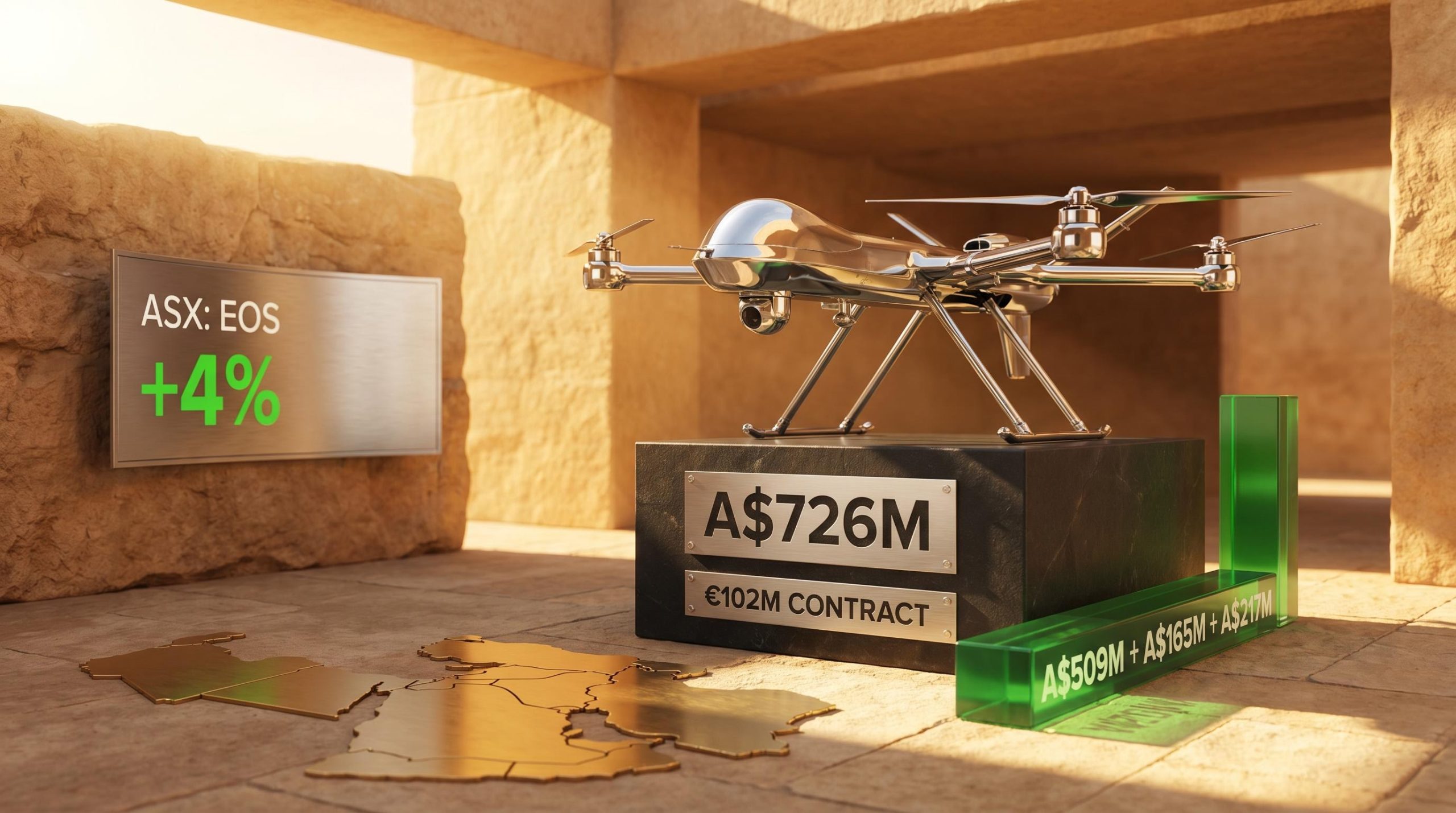EOS share price jumps 4% as MARSS secures €102M counter-drone contract, lifting combined backlog to A$726M