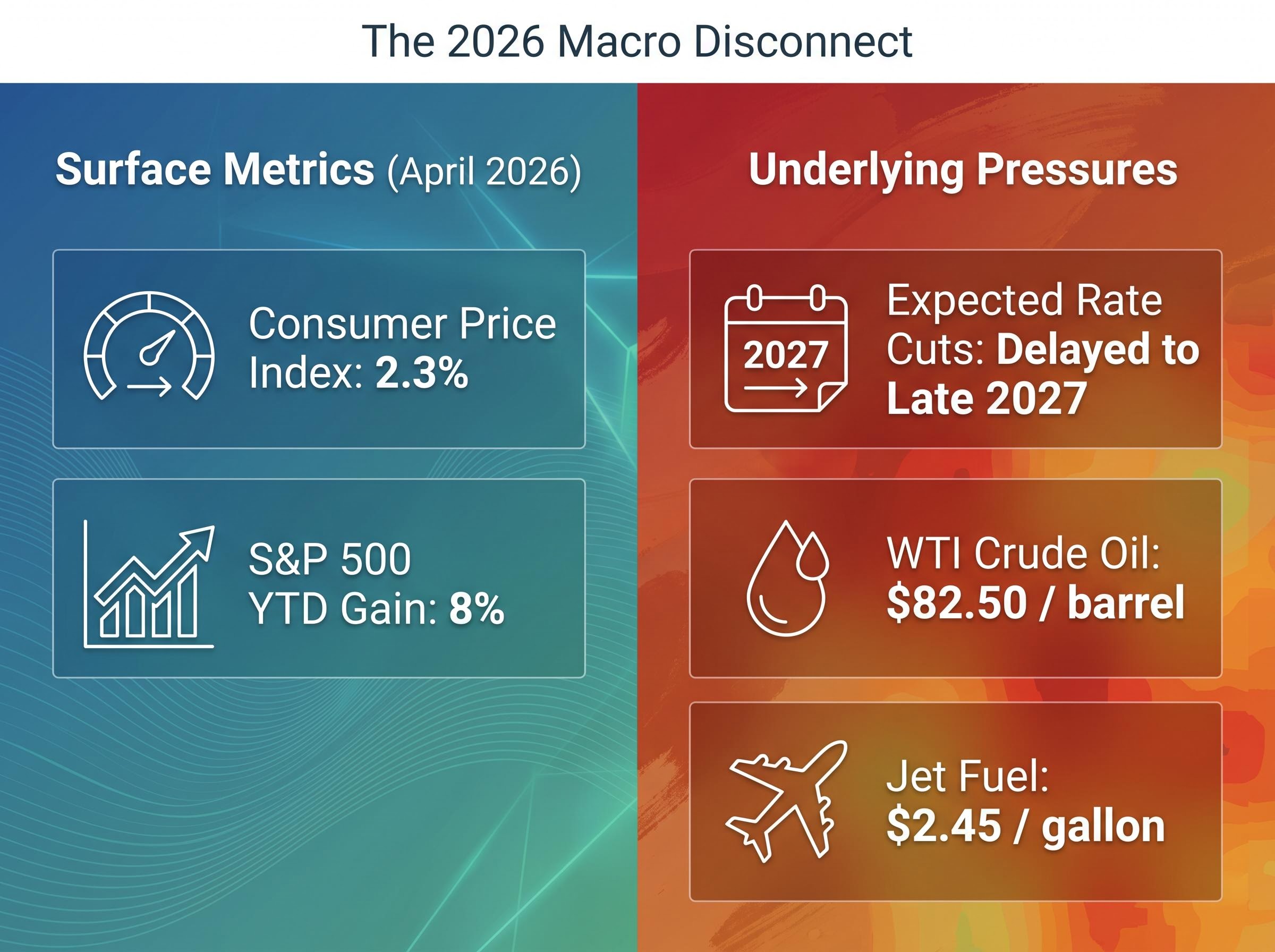The 2026 Macro Disconnect: Surface Cooling vs. Underlying Heat