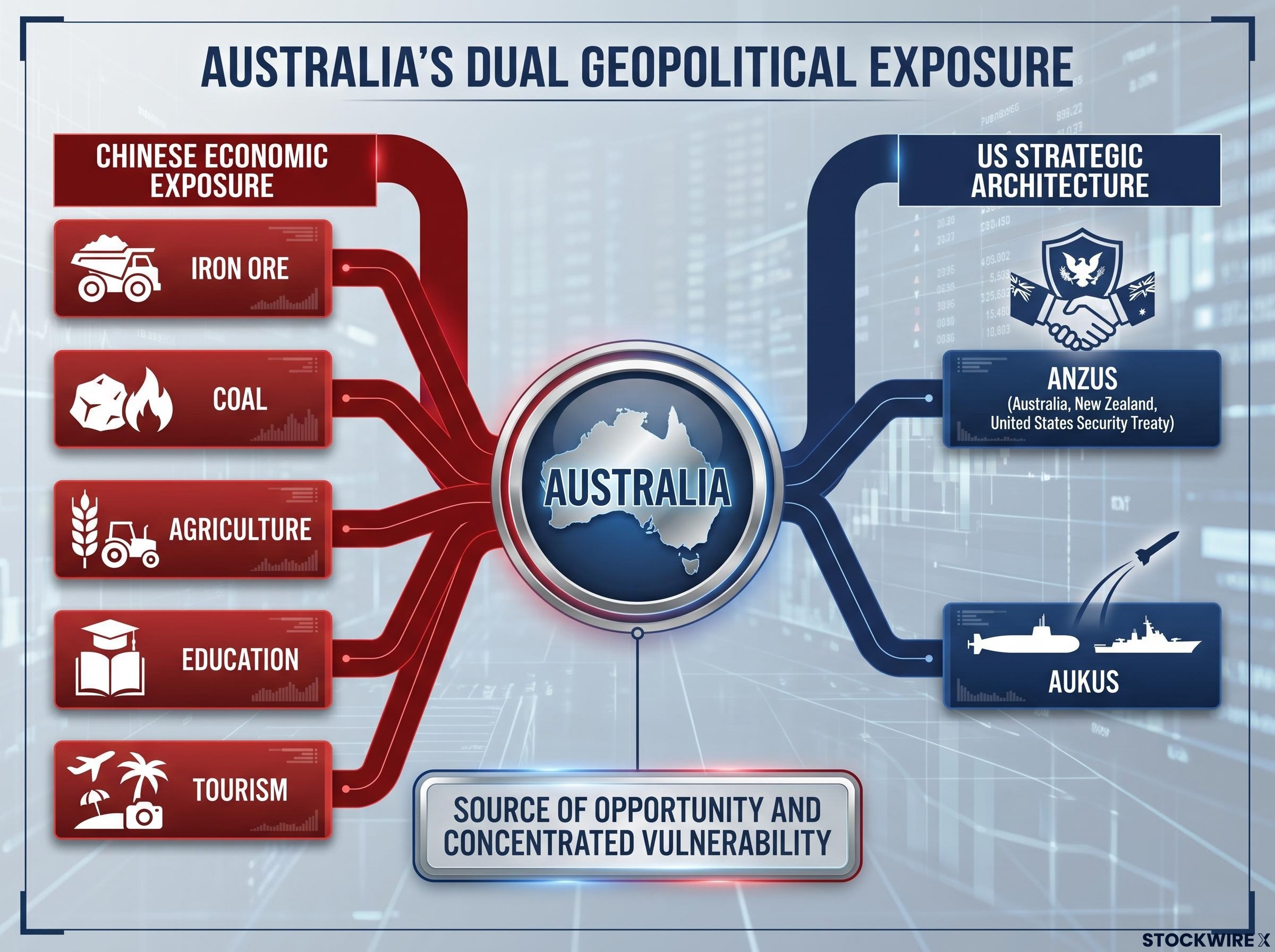 Australia's Geopolitical Dual Exposure Map