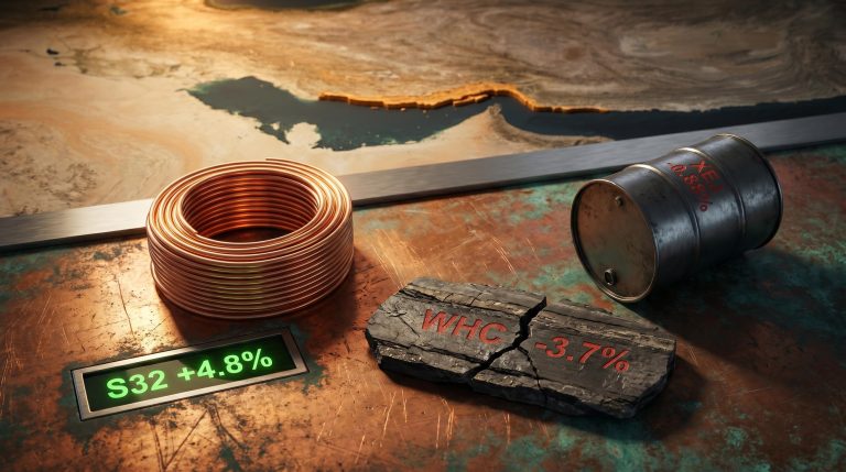 ASX copper stocks surge vs falling energy and coal equities amid Middle East tension on 26 May 2026
