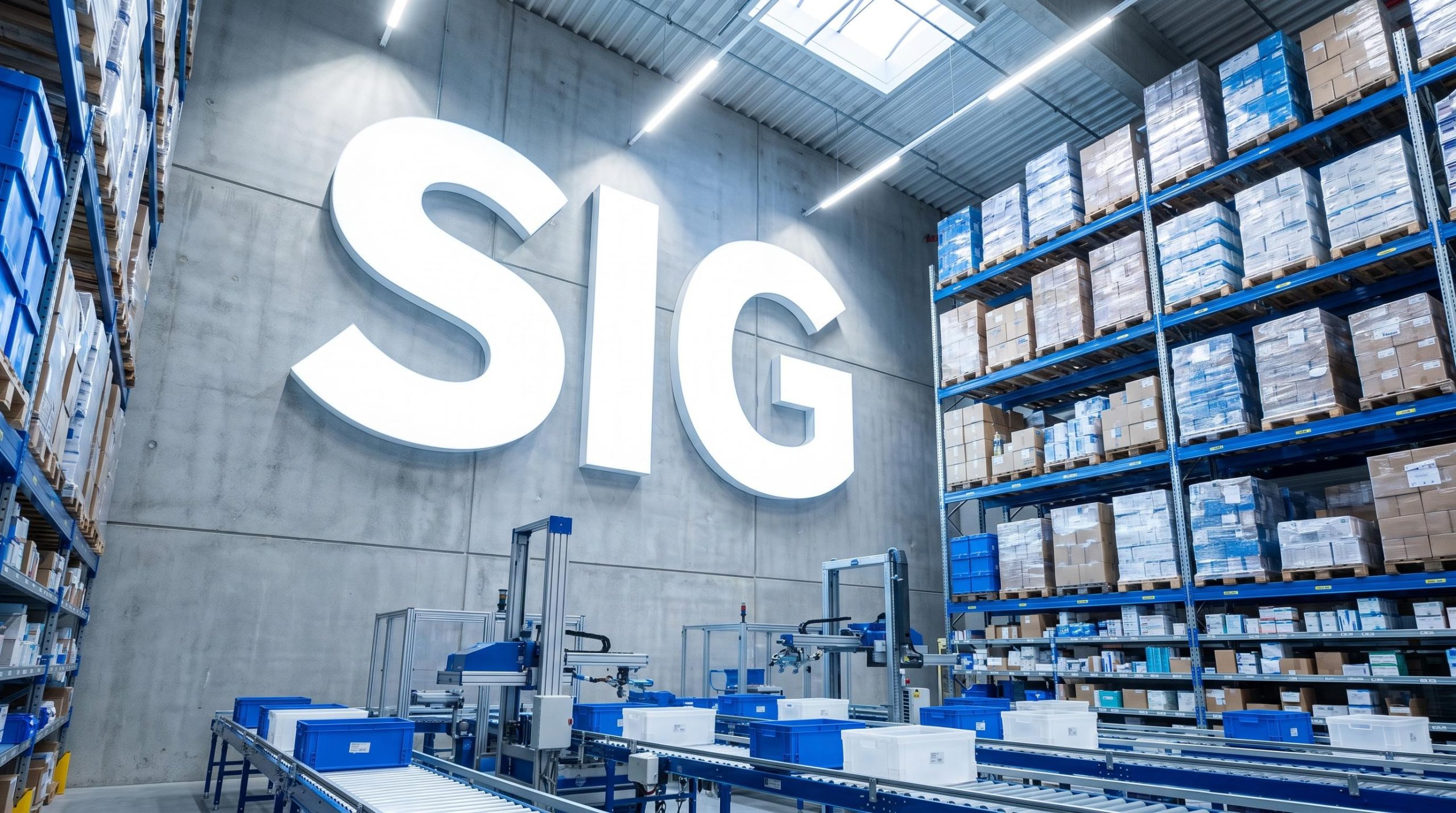 Warehouse with SIG sign