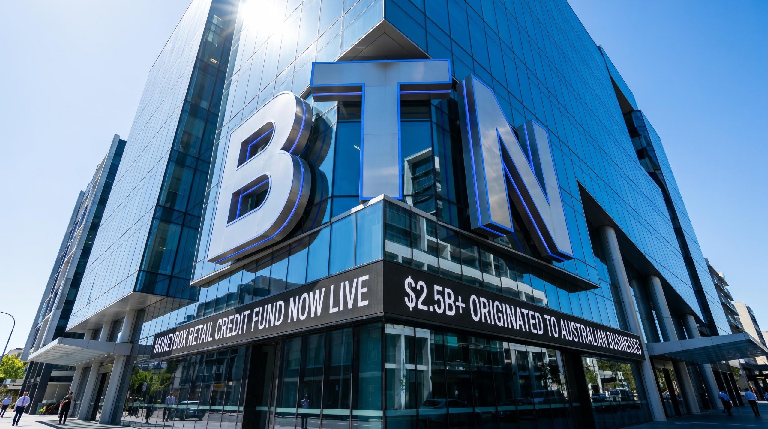 BTN building with sign