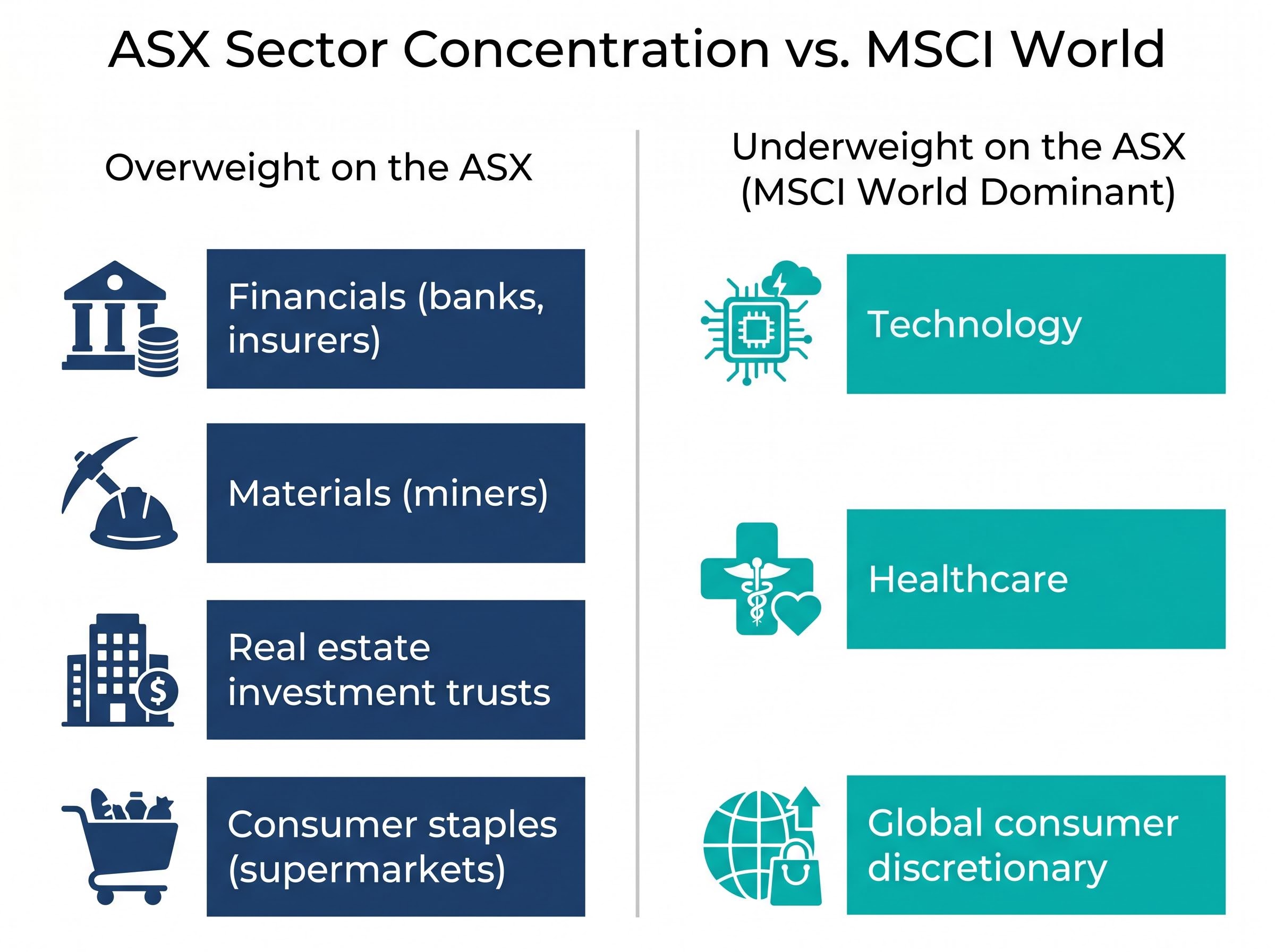 The ASX Sector Concentration Gap