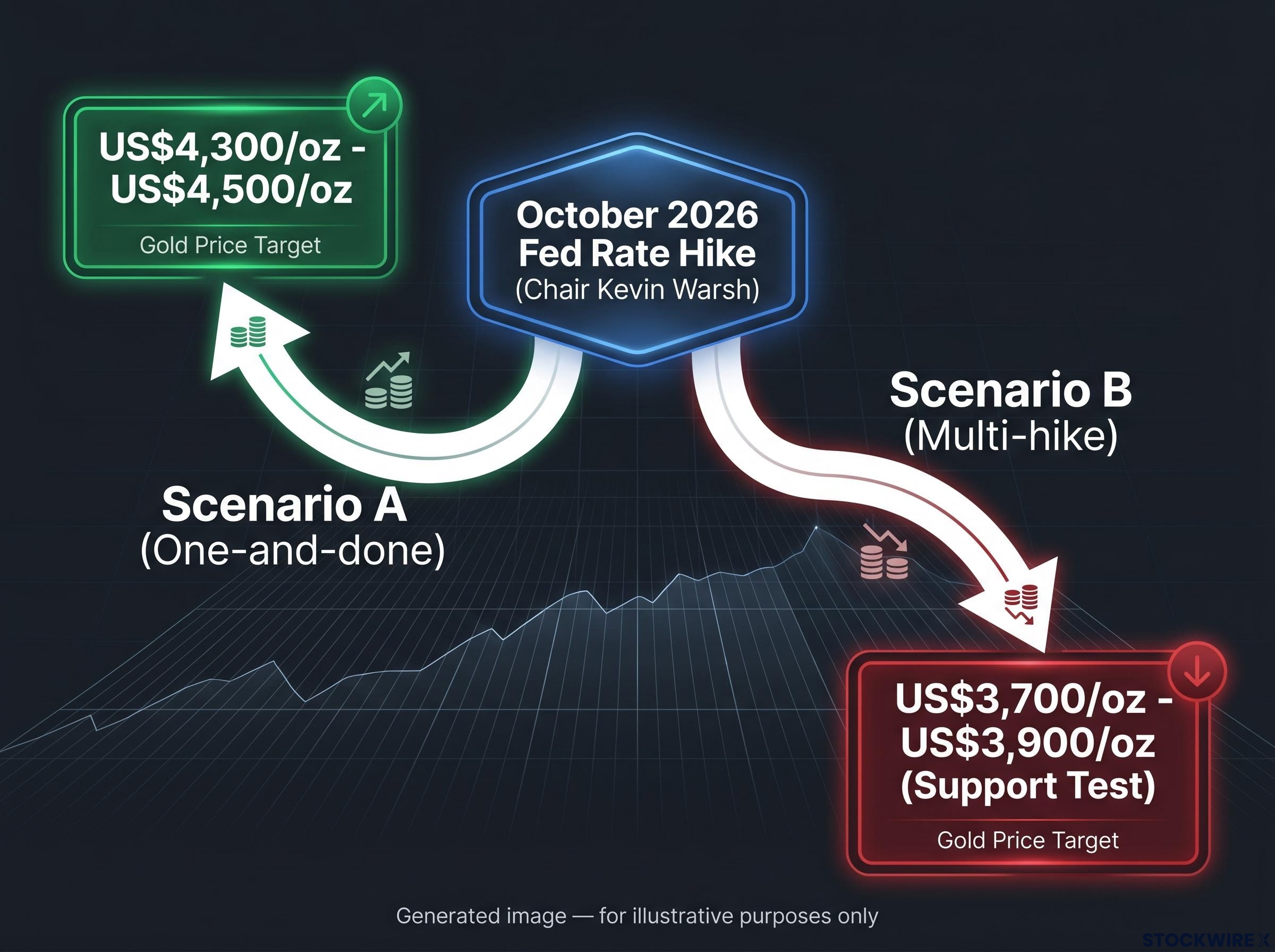 H2 2026 Fed Rate Scenarios & Gold Price Impact
