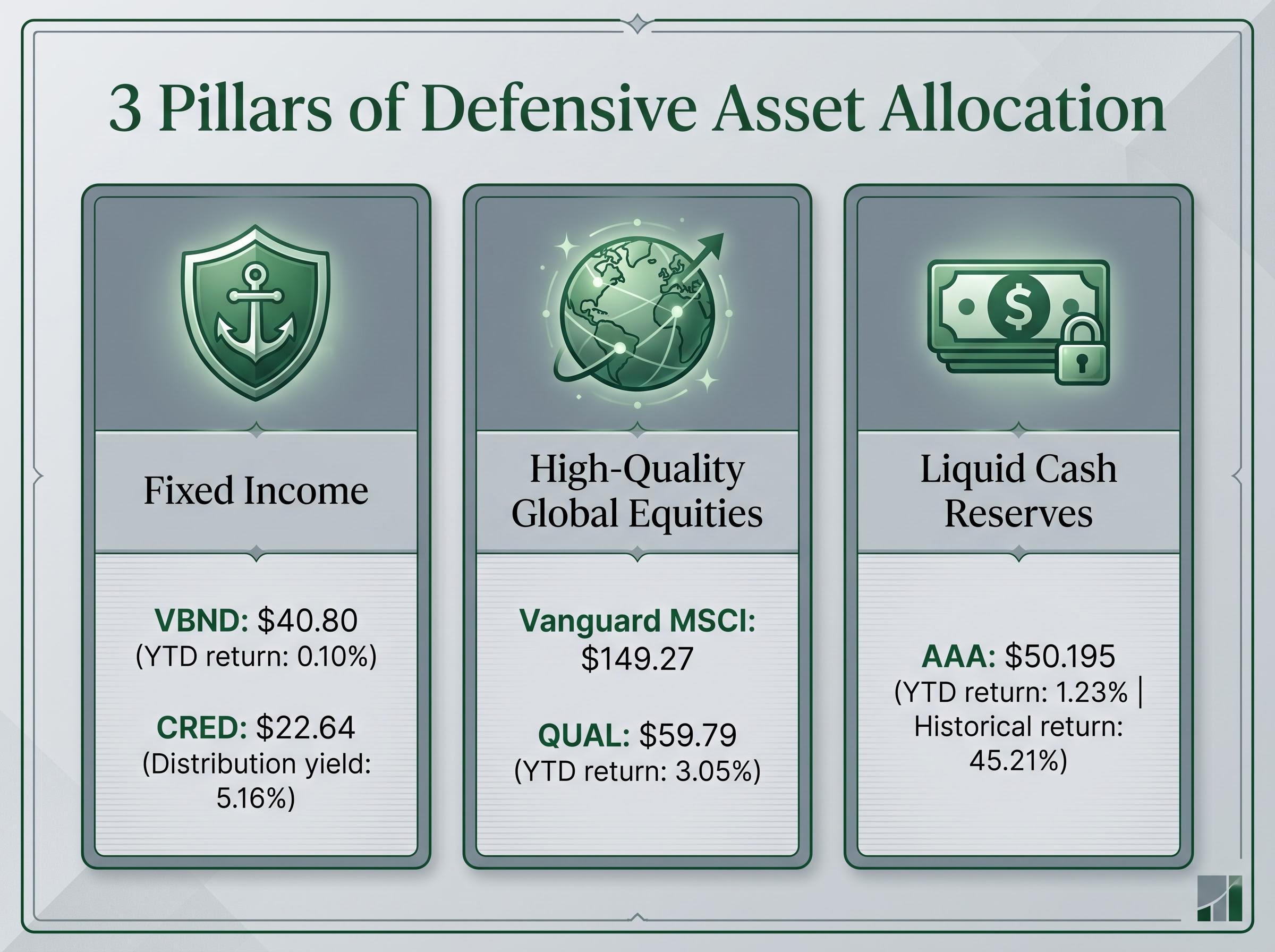 3 Pillars of Defensive Asset Allocation