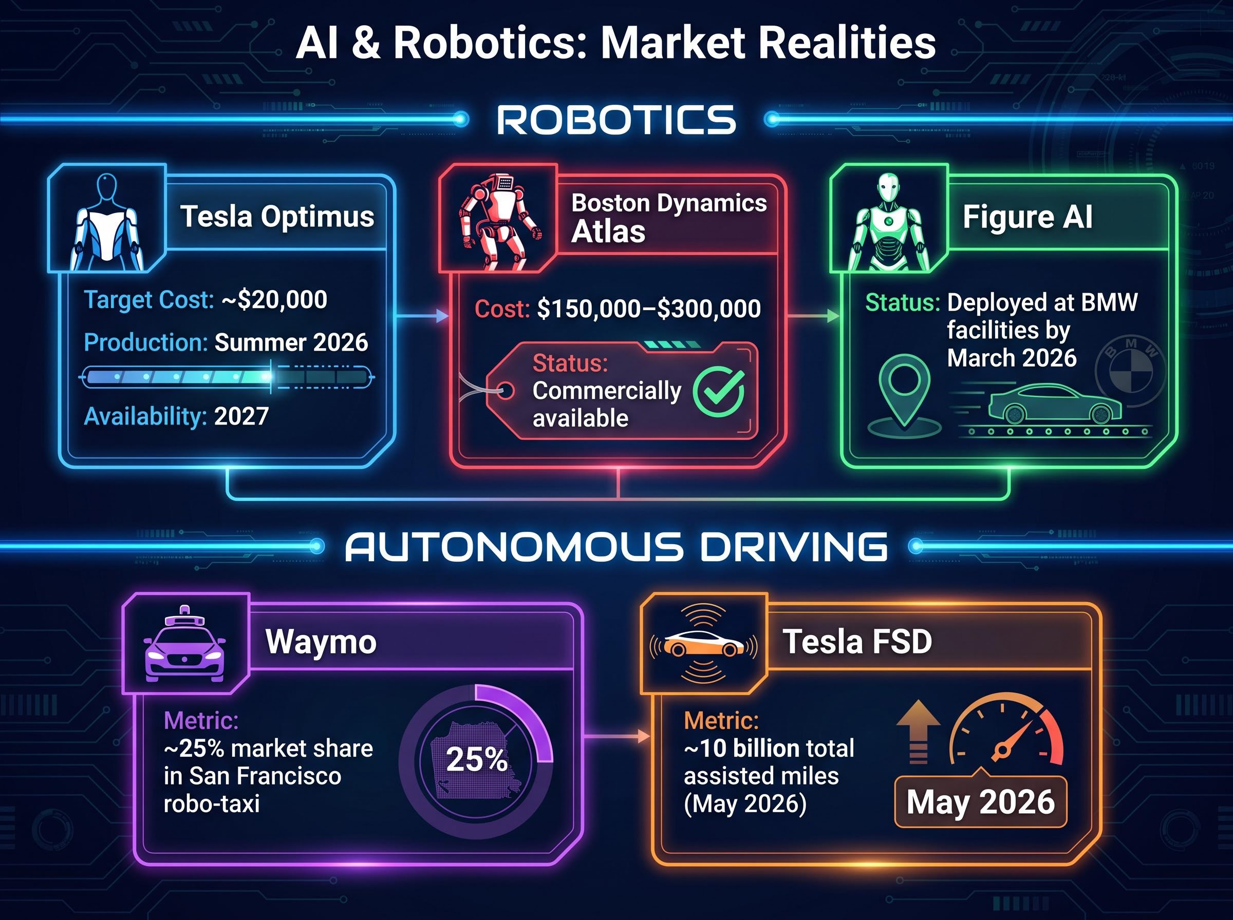 The AI & Robotics Race: Competitors vs. Tesla Catalysts