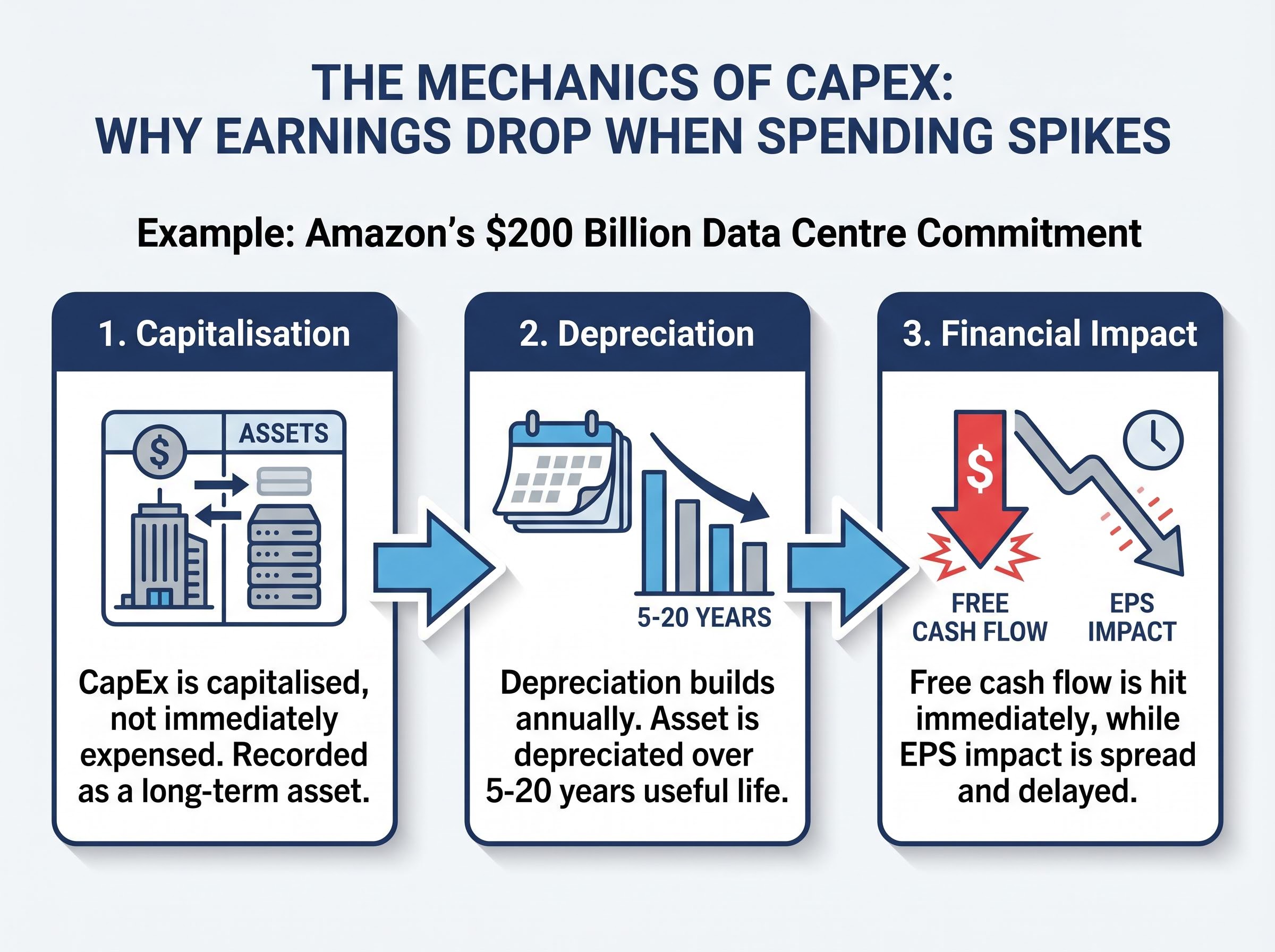 How CapEx Suppresses Earnings: A 3-Step Process