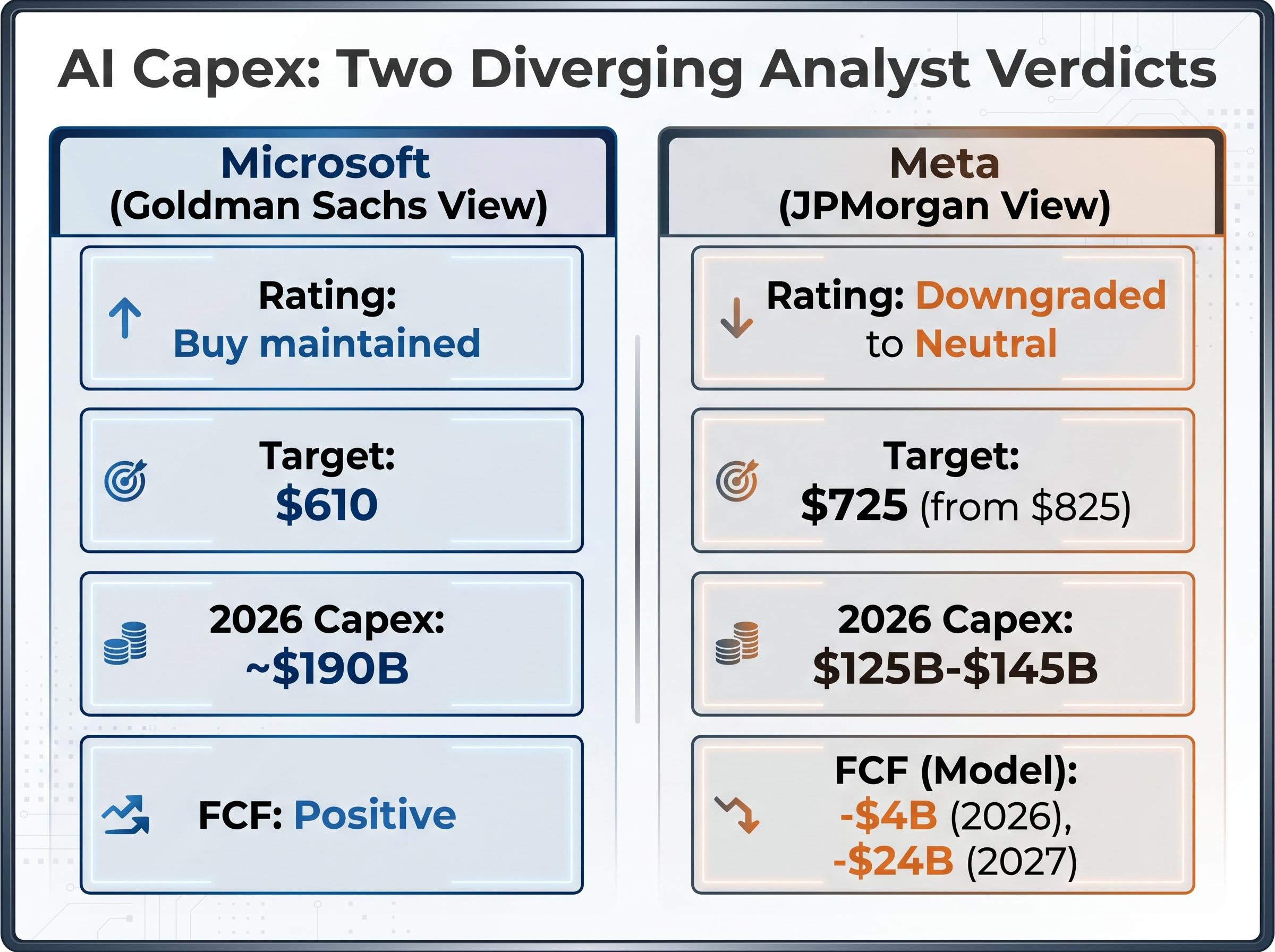 The Microsoft vs. Meta Capex Divergence