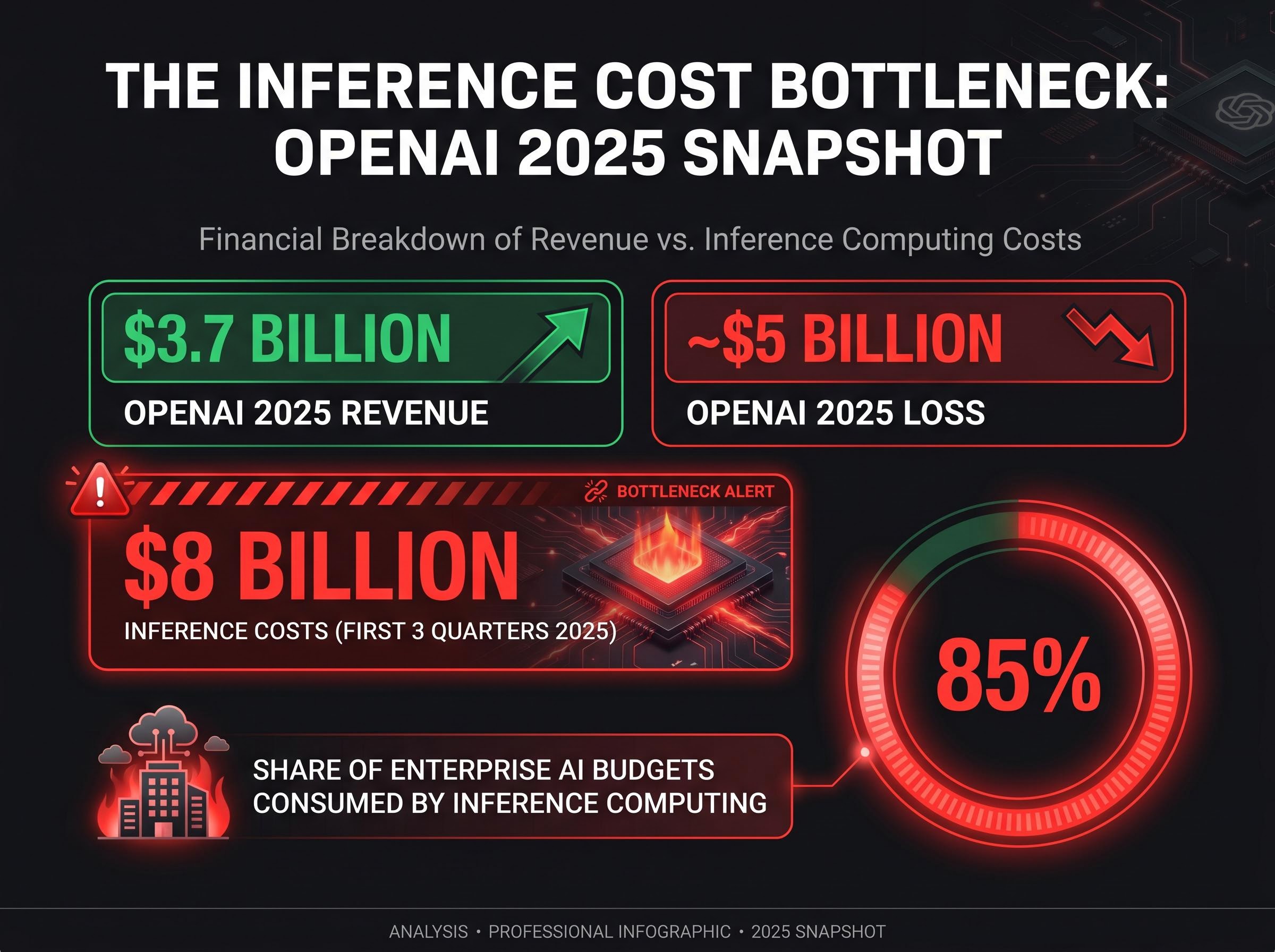 Generative AI Profitability Bottleneck: OpenAI 2025 Snapshot