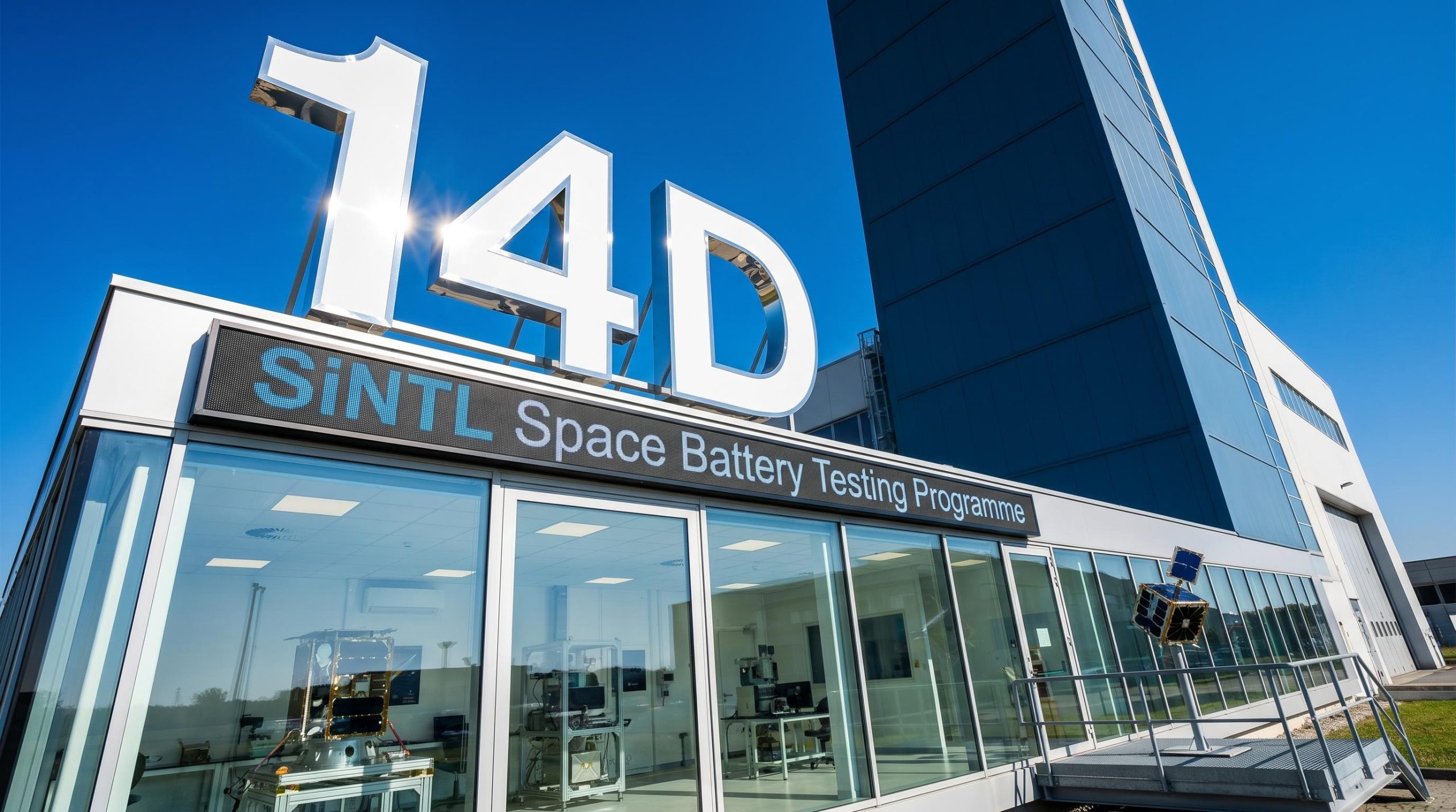 Space battery testing facility exterior