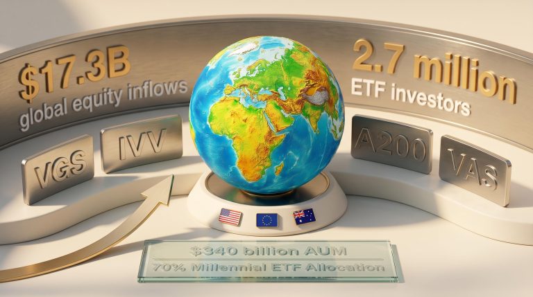 Australian ETF portfolio growth hits $340B AUM with Millennials allocating 70% to ETFs in 2026