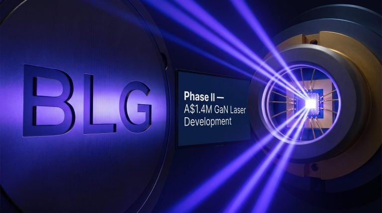 GaN laser development stage