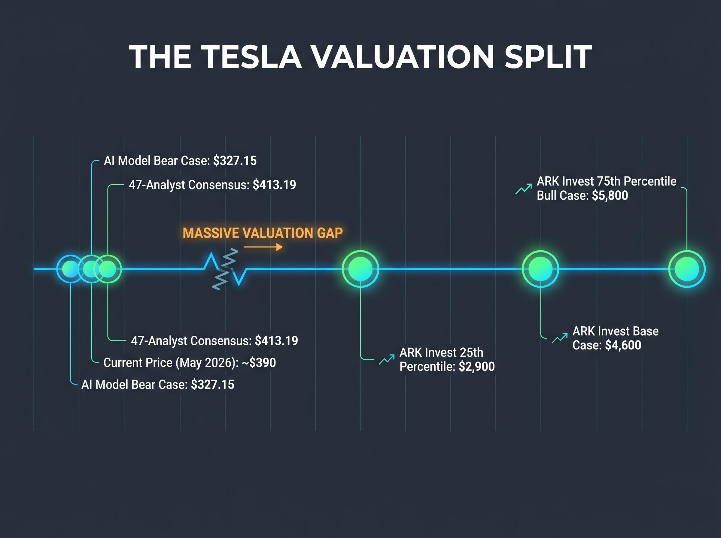 The Tesla Valuation Split: Auto vs. AI Trajectories
