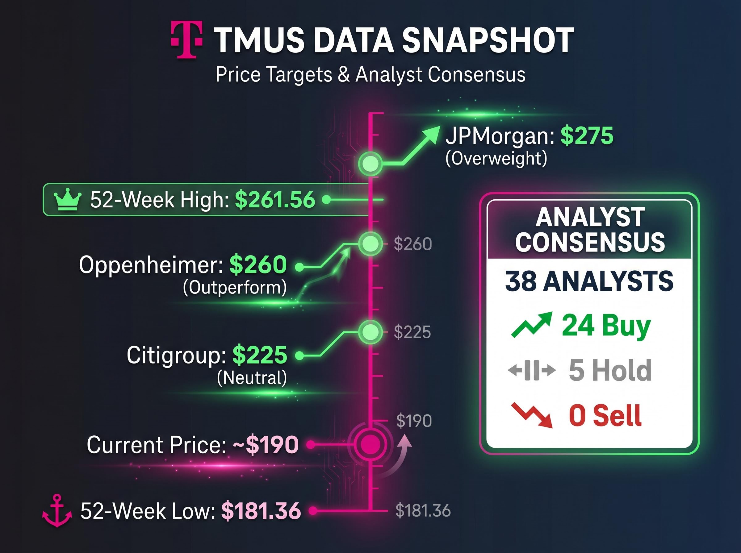 Wall Street Consensus and Target Price Scale