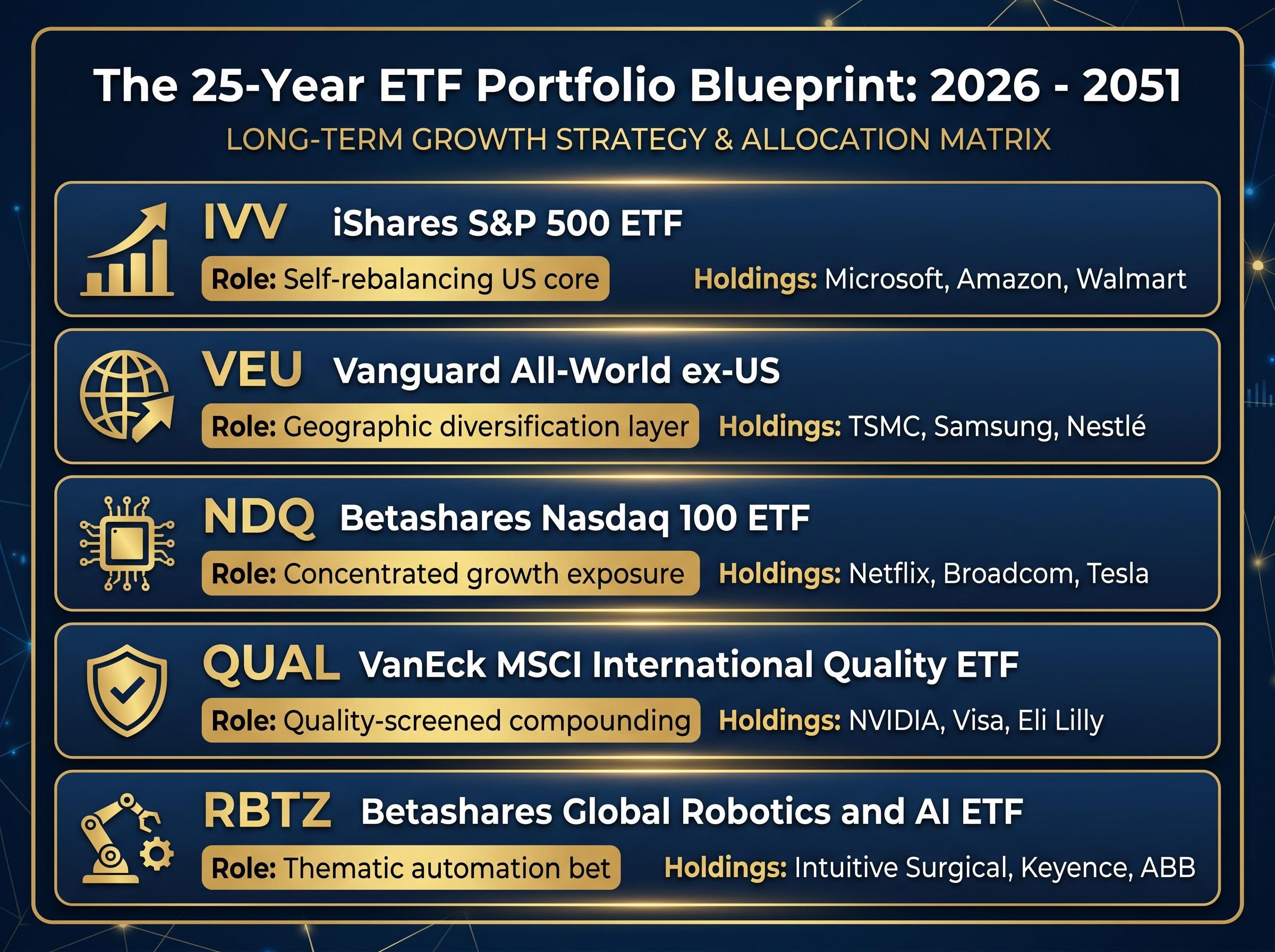 The 25-Year ETF Portfolio Blueprint