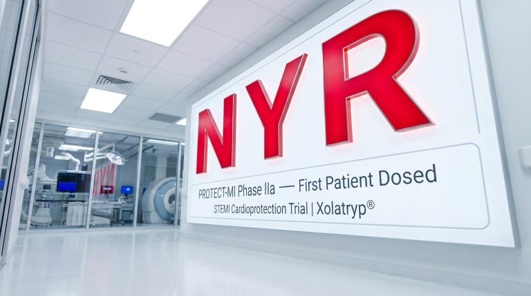 NYR lab sign and equipment