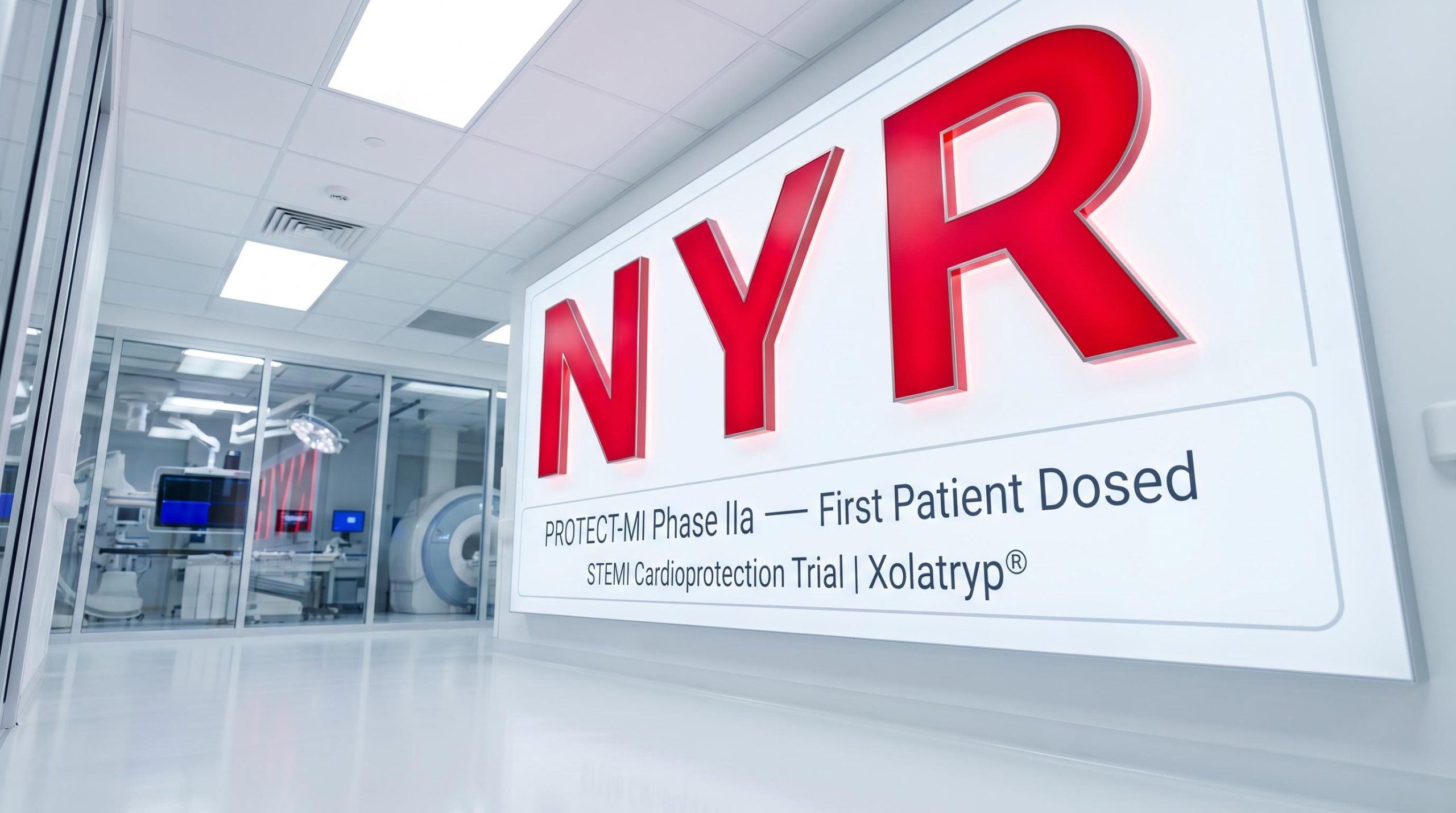 NYR lab sign and equipment