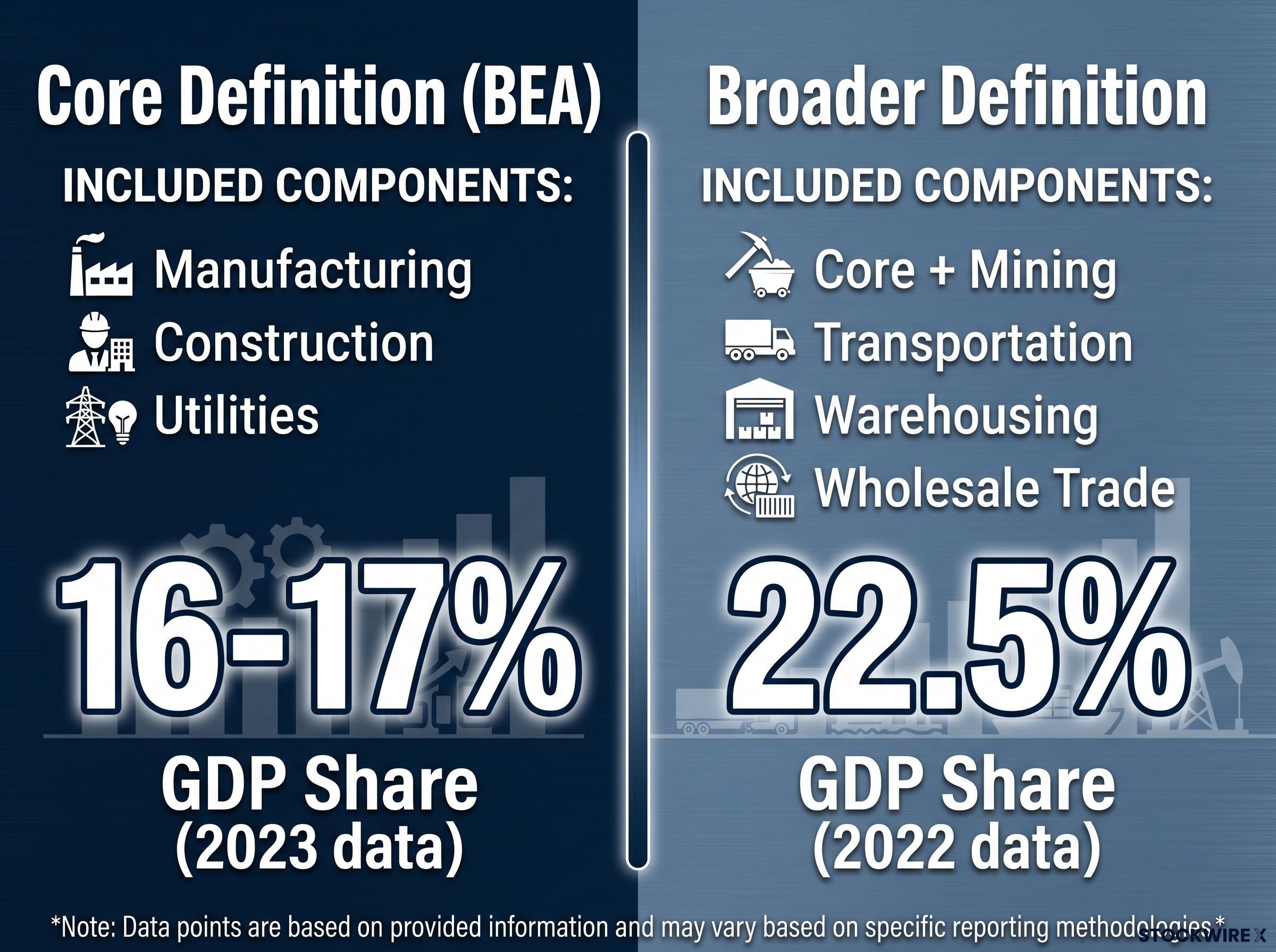 Defining the Industrial Sector's GDP Impact