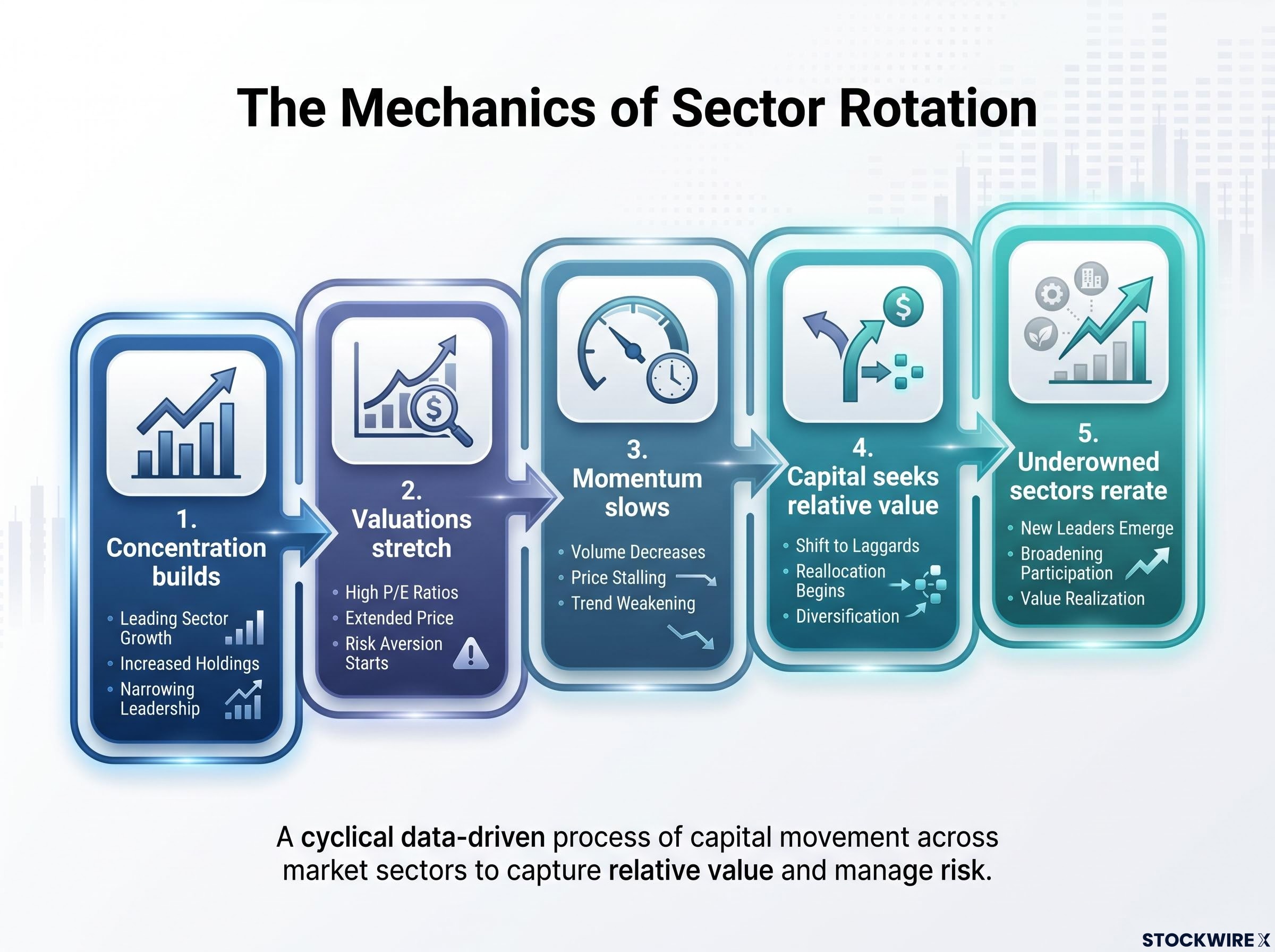 The 5-Step Mechanics of Sector Rotation