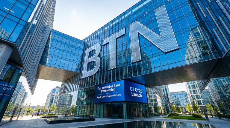 Butn Signs Top 40 Bank for Supply Chain Finance Tech Platform Partnership