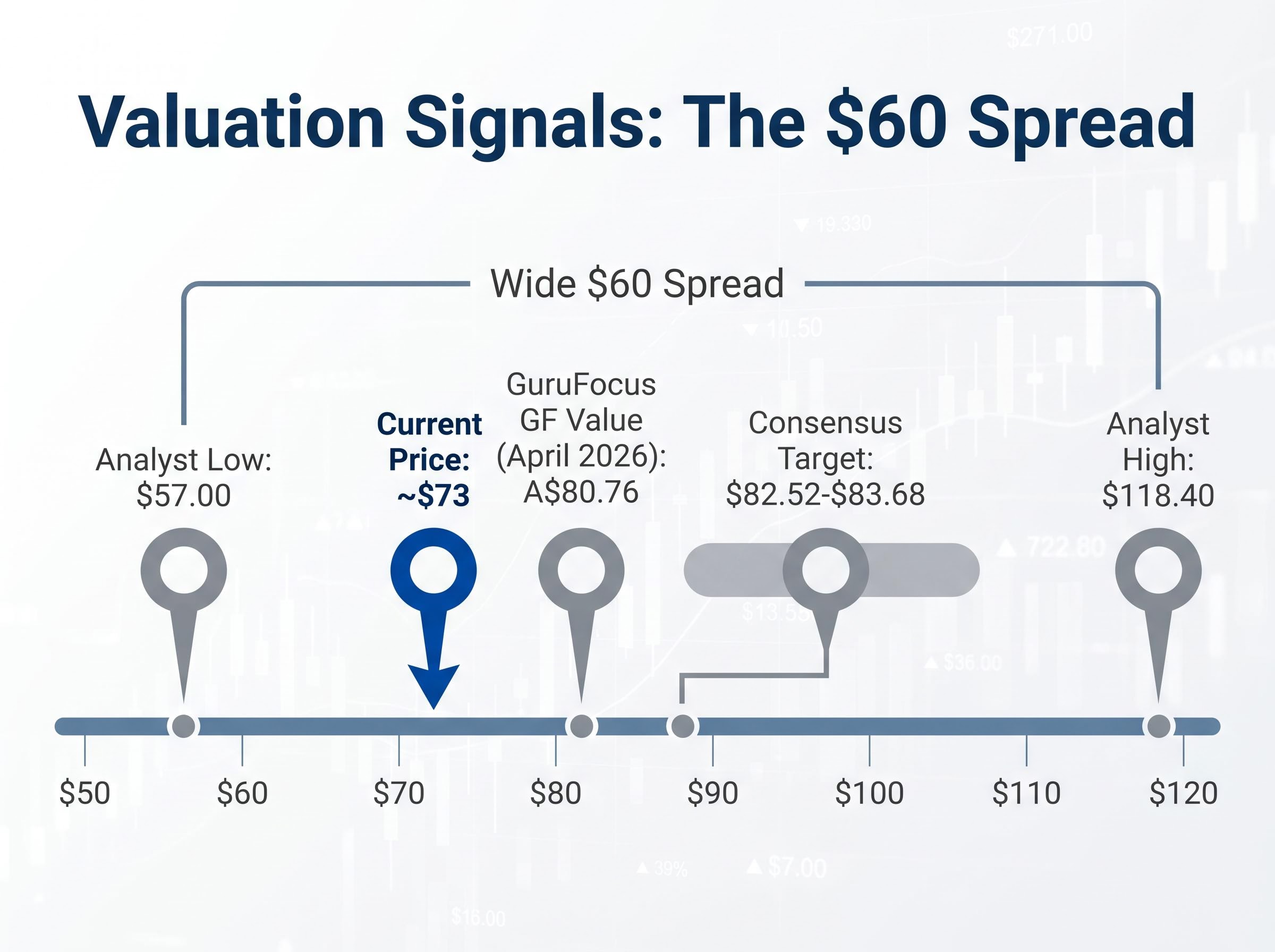Valuation Spectrum: The $60 Spread