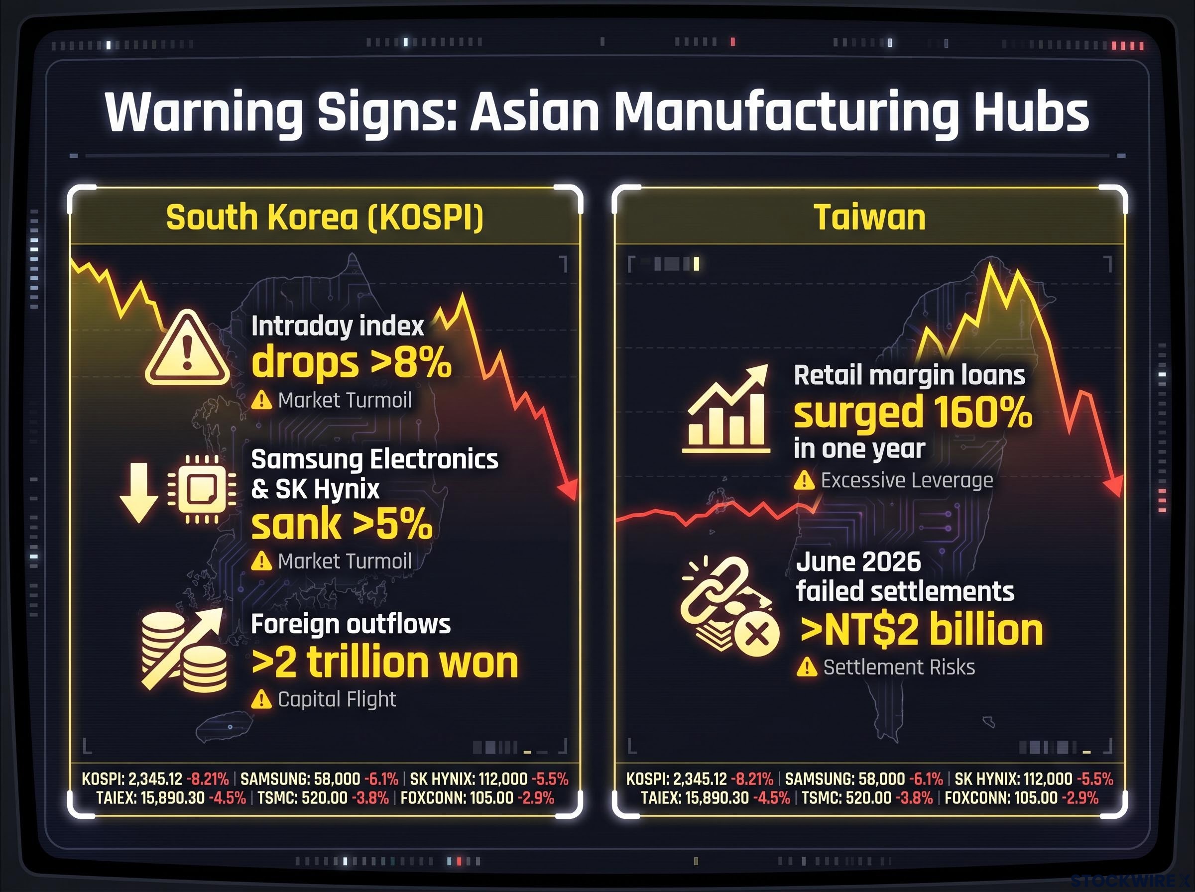 Warning Signs: Asian Manufacturing Hubs