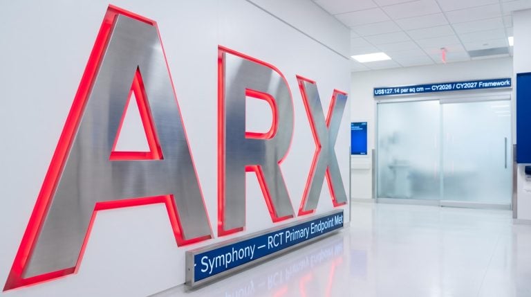 Lobby with ARX sign
