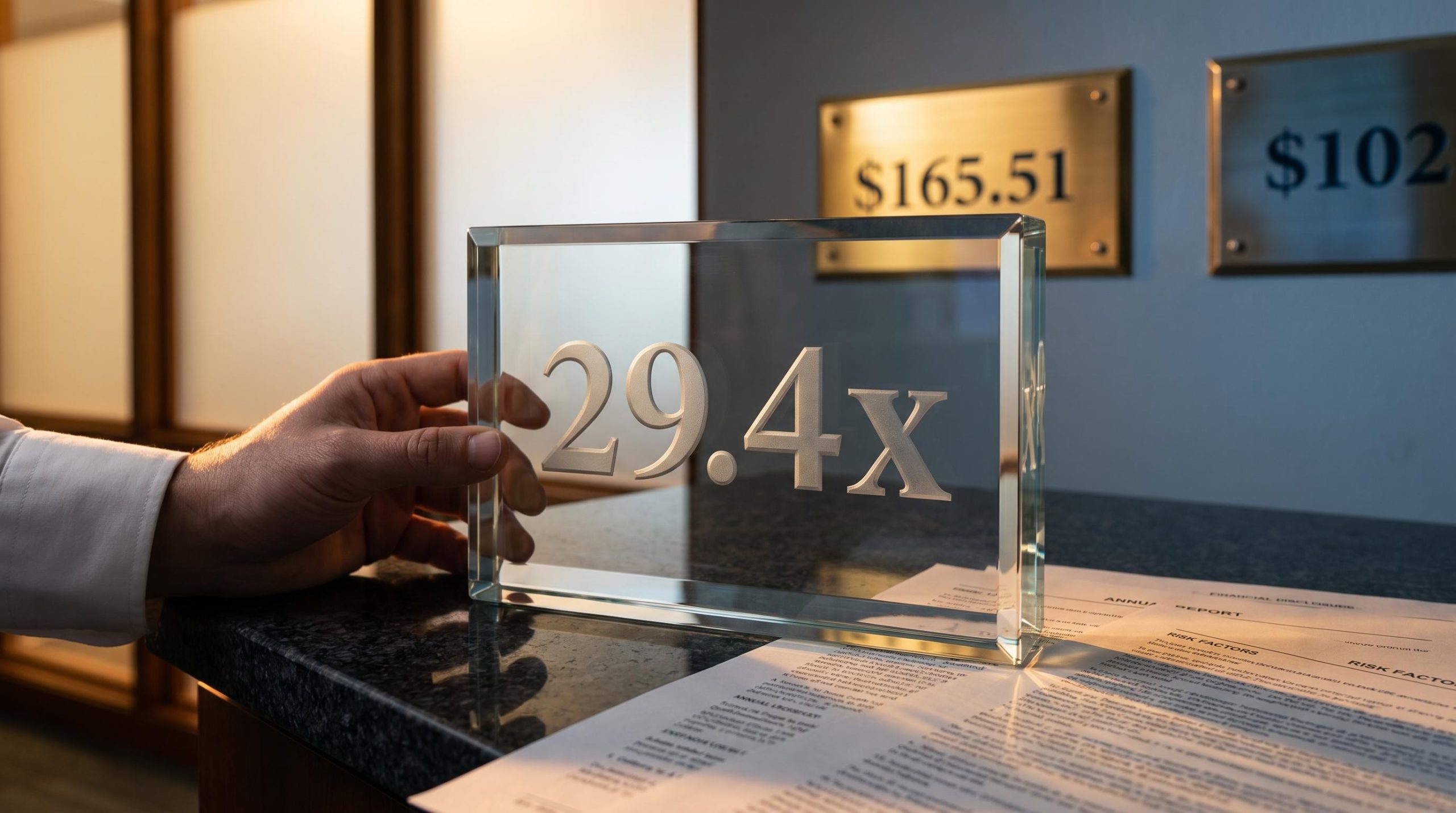 CBA share price premium scrutinised — 29.4x PE glass block refracts $165.51 vs $102 fair value gap