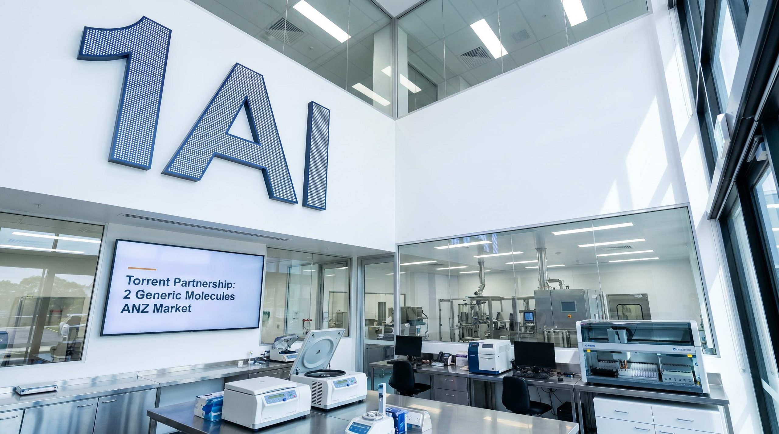 Modern laboratory with equipment