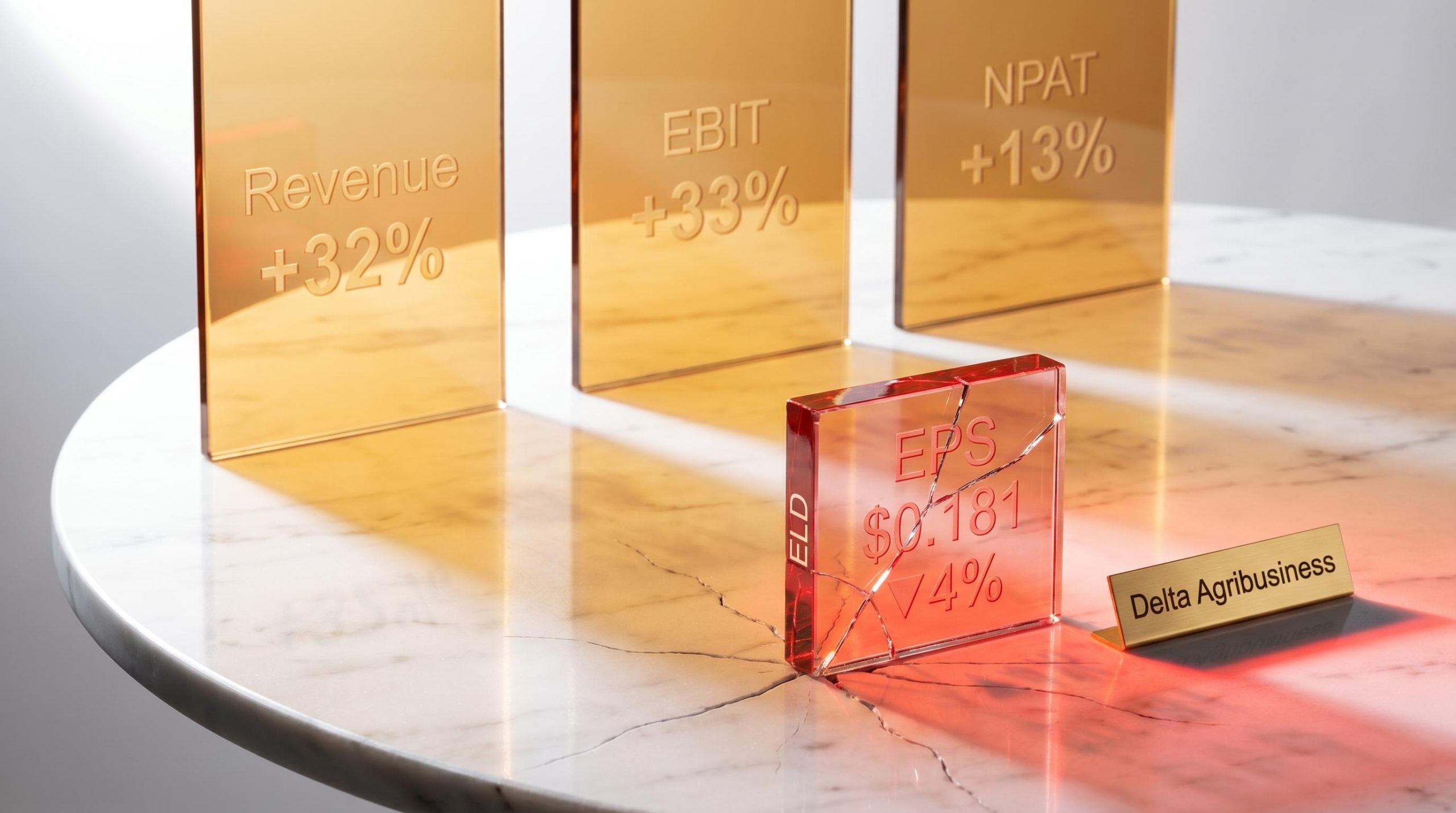 Elders share price falls 21% as EPS drops 4% to $0.181 despite 32% revenue growth in H1 FY26