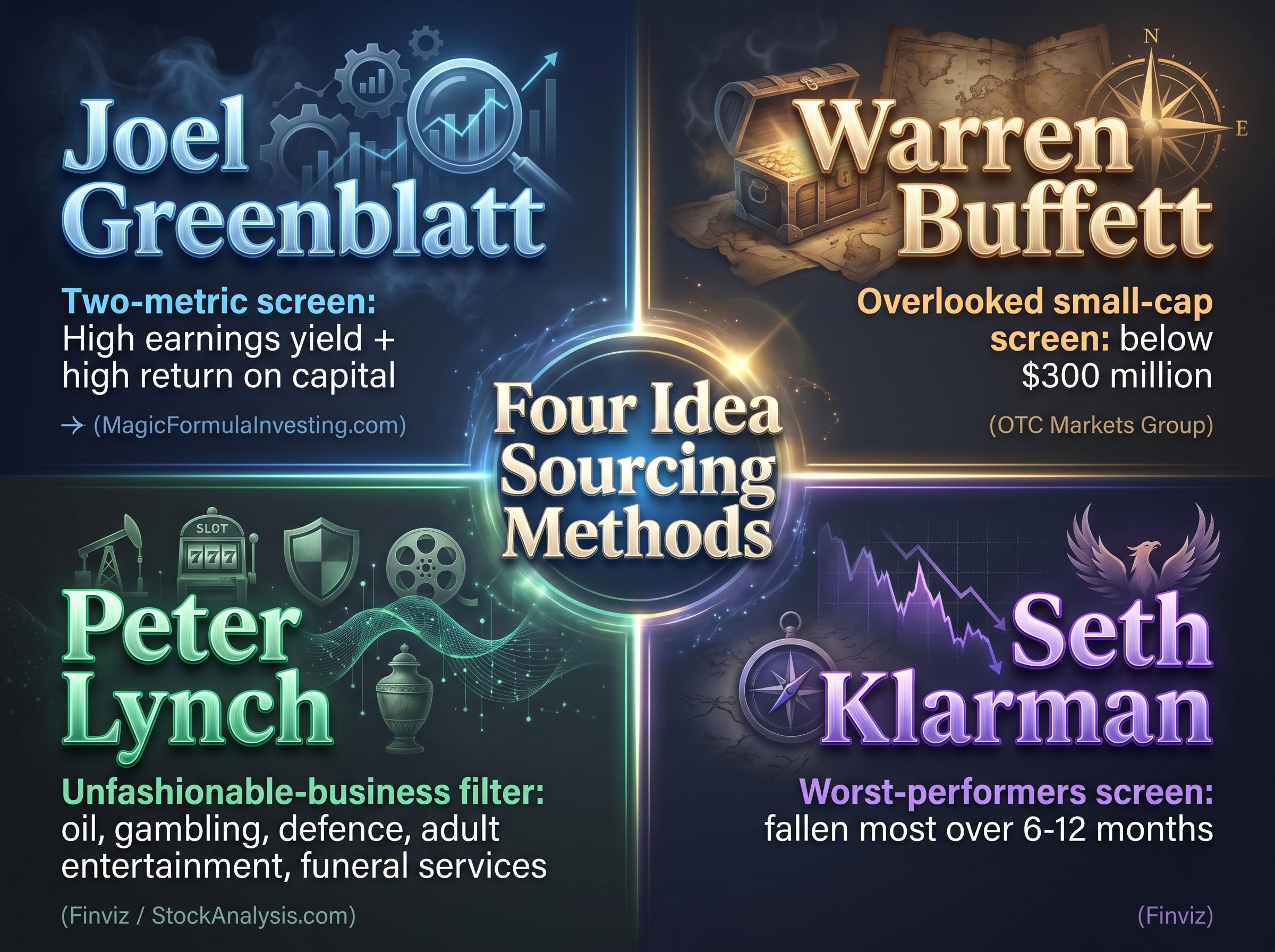 The Four Value Sourcing Methods