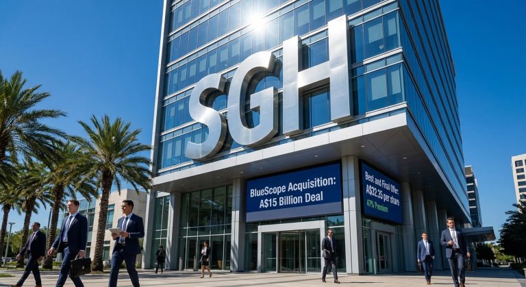 SGH and Steel Dynamics Table A$32.35 Best-and-Final Bid for BlueScope Steel