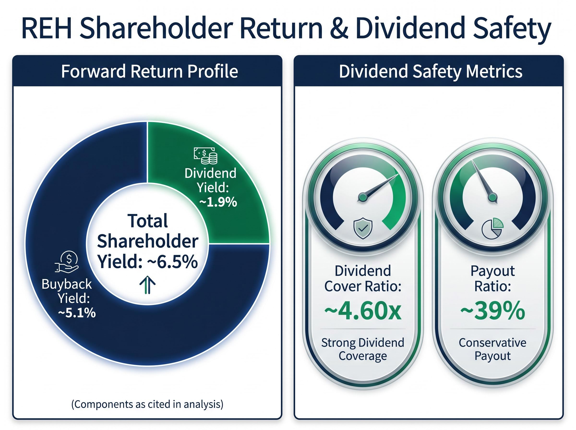 Total Shareholder Yield Breakdown & Safety Metrics