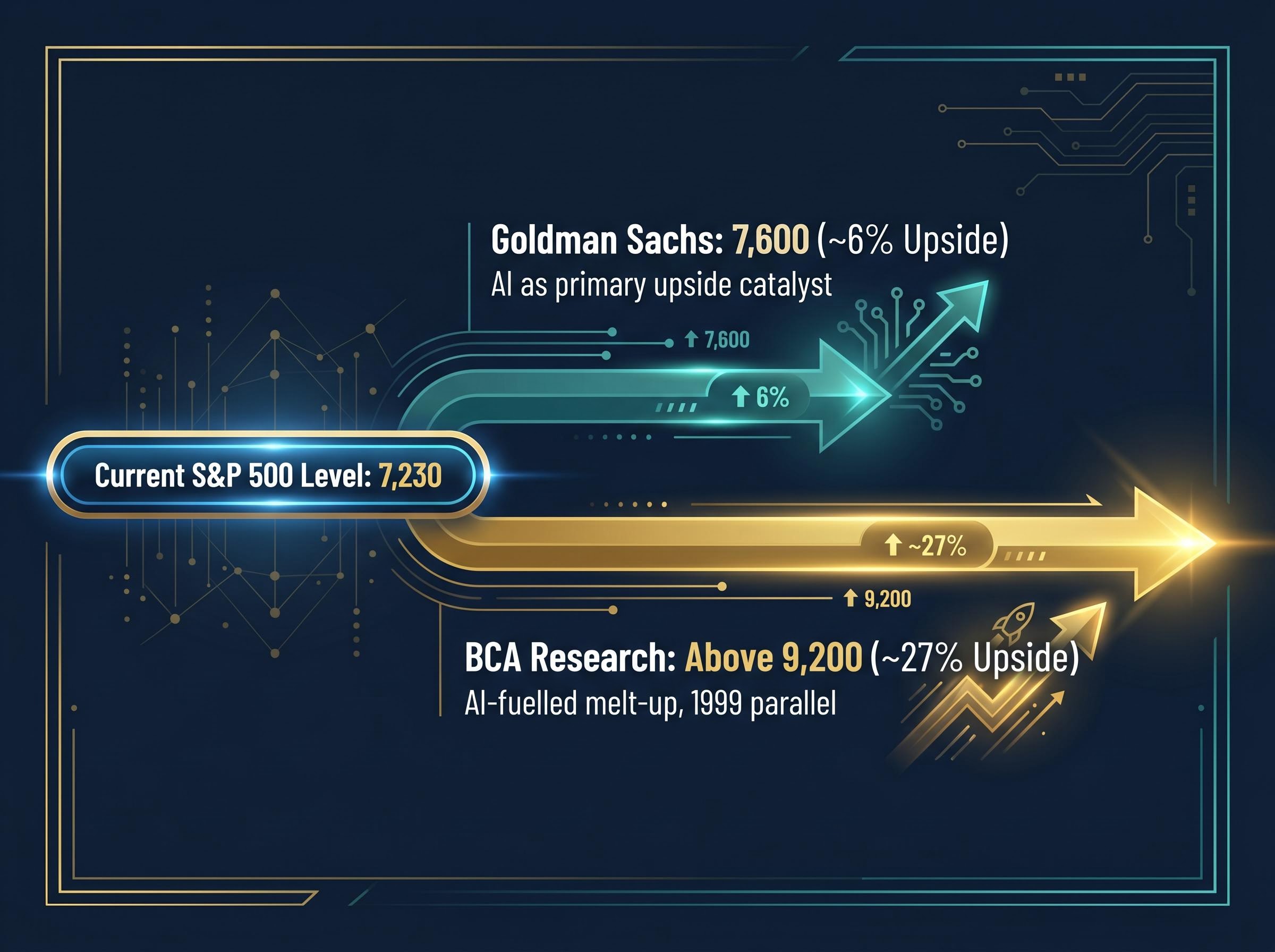 S&P 500 Forecasts: Baseline vs. Melt-Up