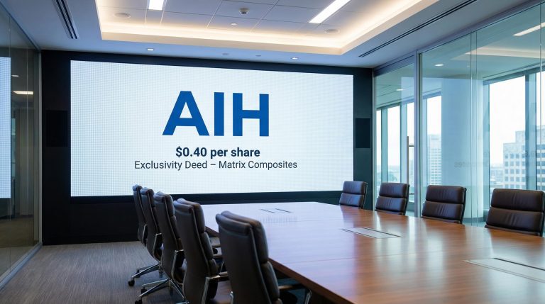 Advanced Innergy Locks in Exclusive Window to Buy Matrix at 40c Per Share