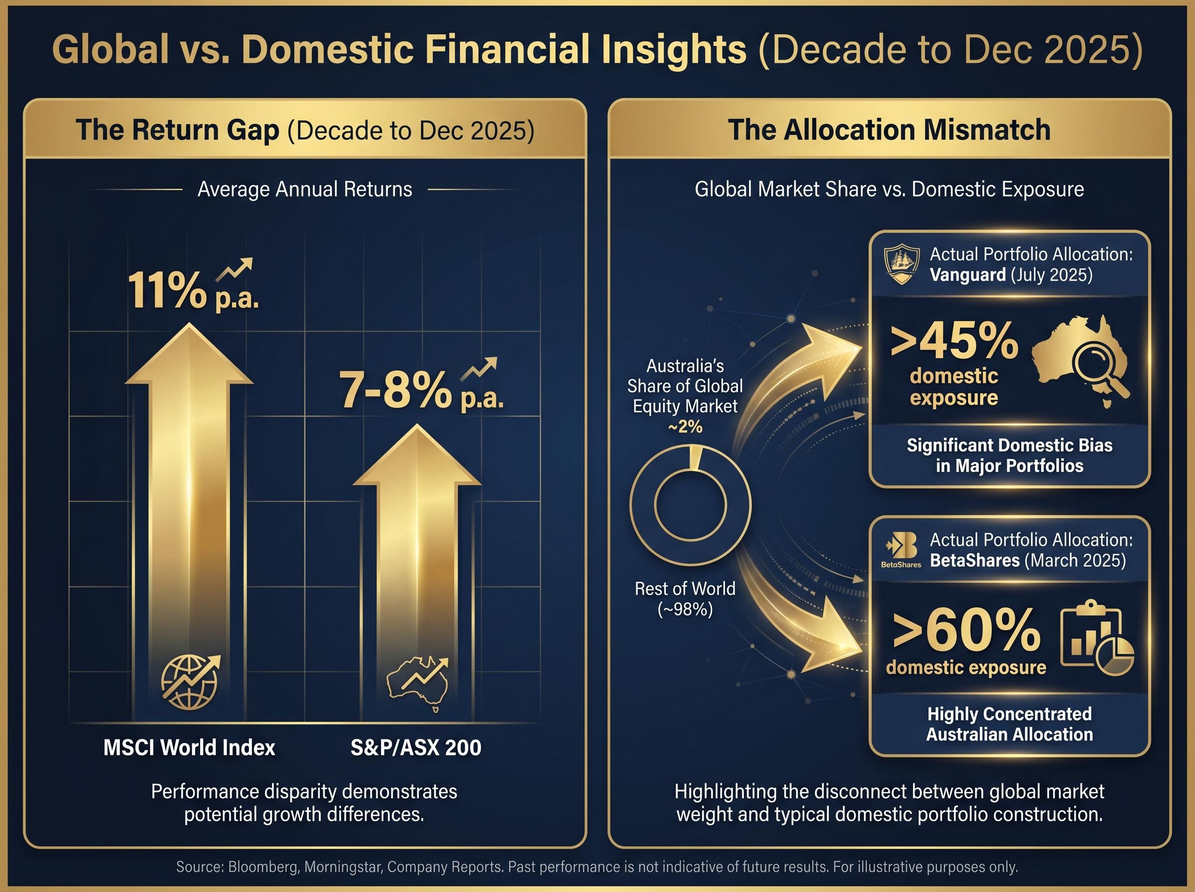 The Australian Home Bias: Allocation vs. Returns