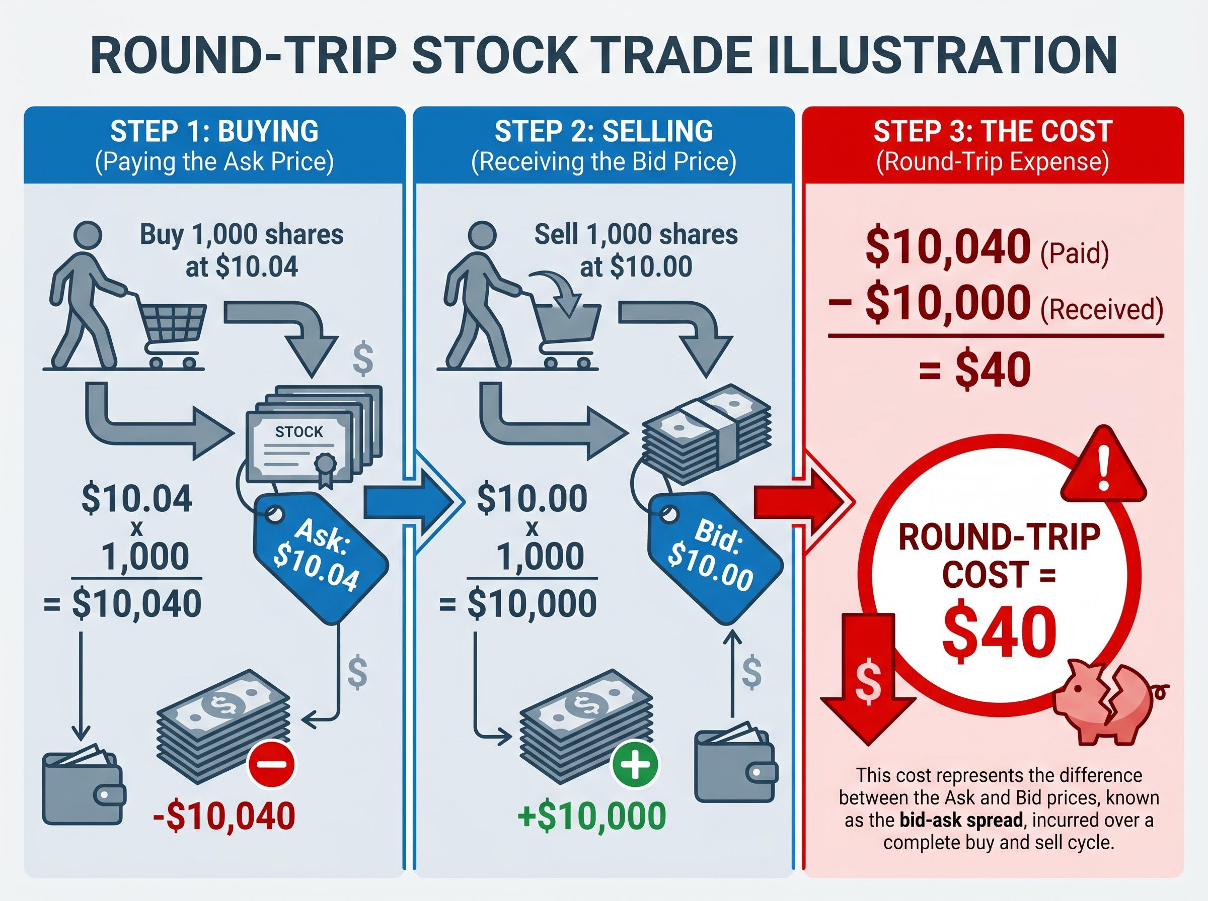 The Hidden Cost of the Bid-Ask Spread
