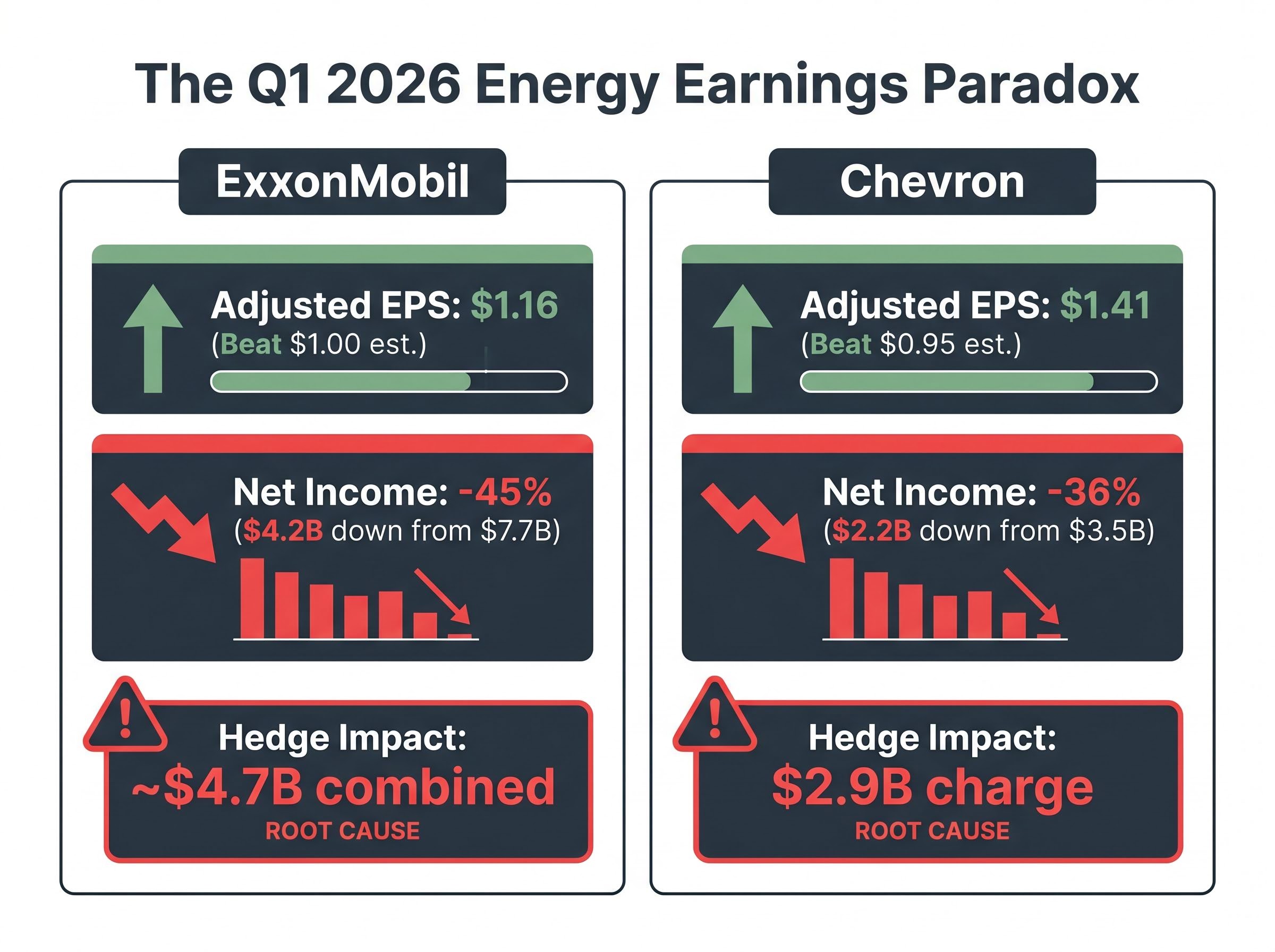 The Q1 2026 Energy Earnings Paradox: EPS Beats vs. Net Income Declines