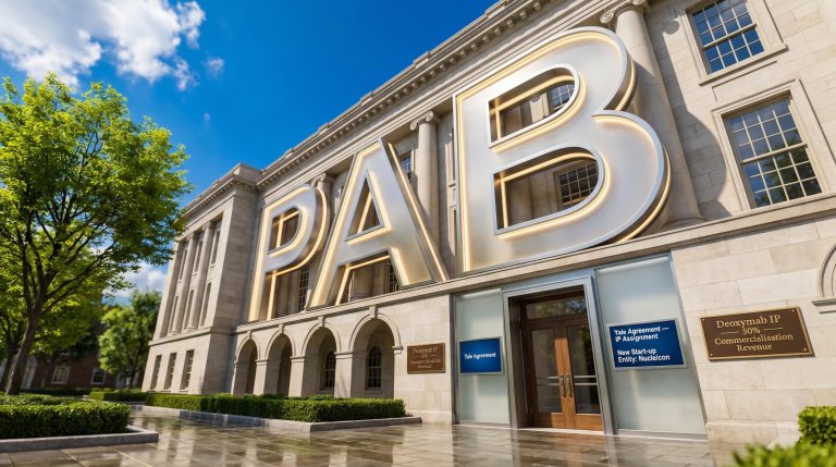 Building with large PAIB letters