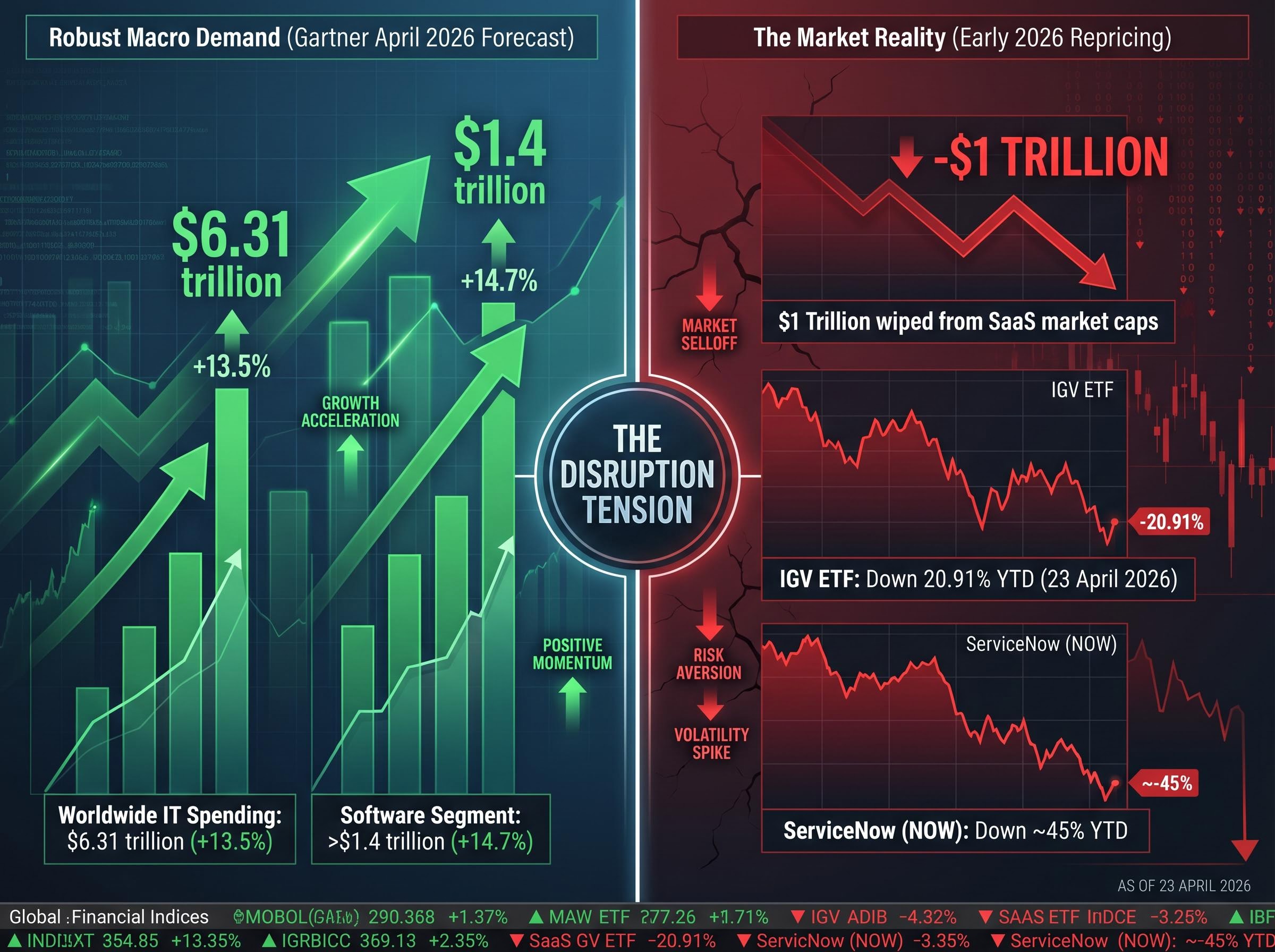 The SaaS Paradox: Demand Growth vs. Market Repricing